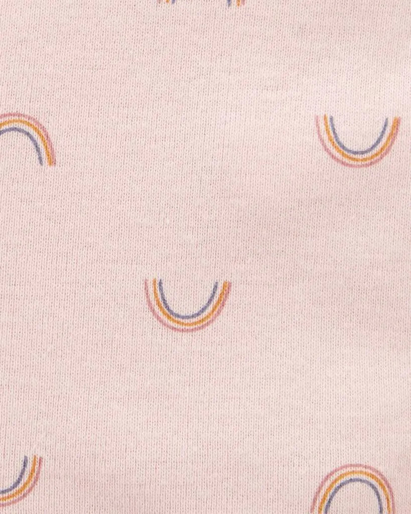 Baby Girl Preemie Rainbow Cotton Tank - Pink