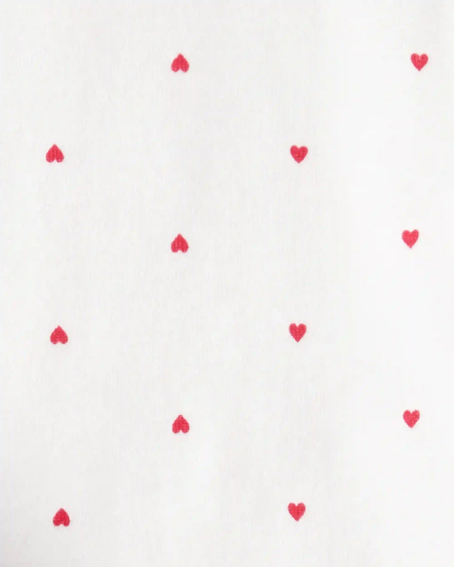 Baby Girl 3-Piece Heart Quilted Vest Outfit Set - Red