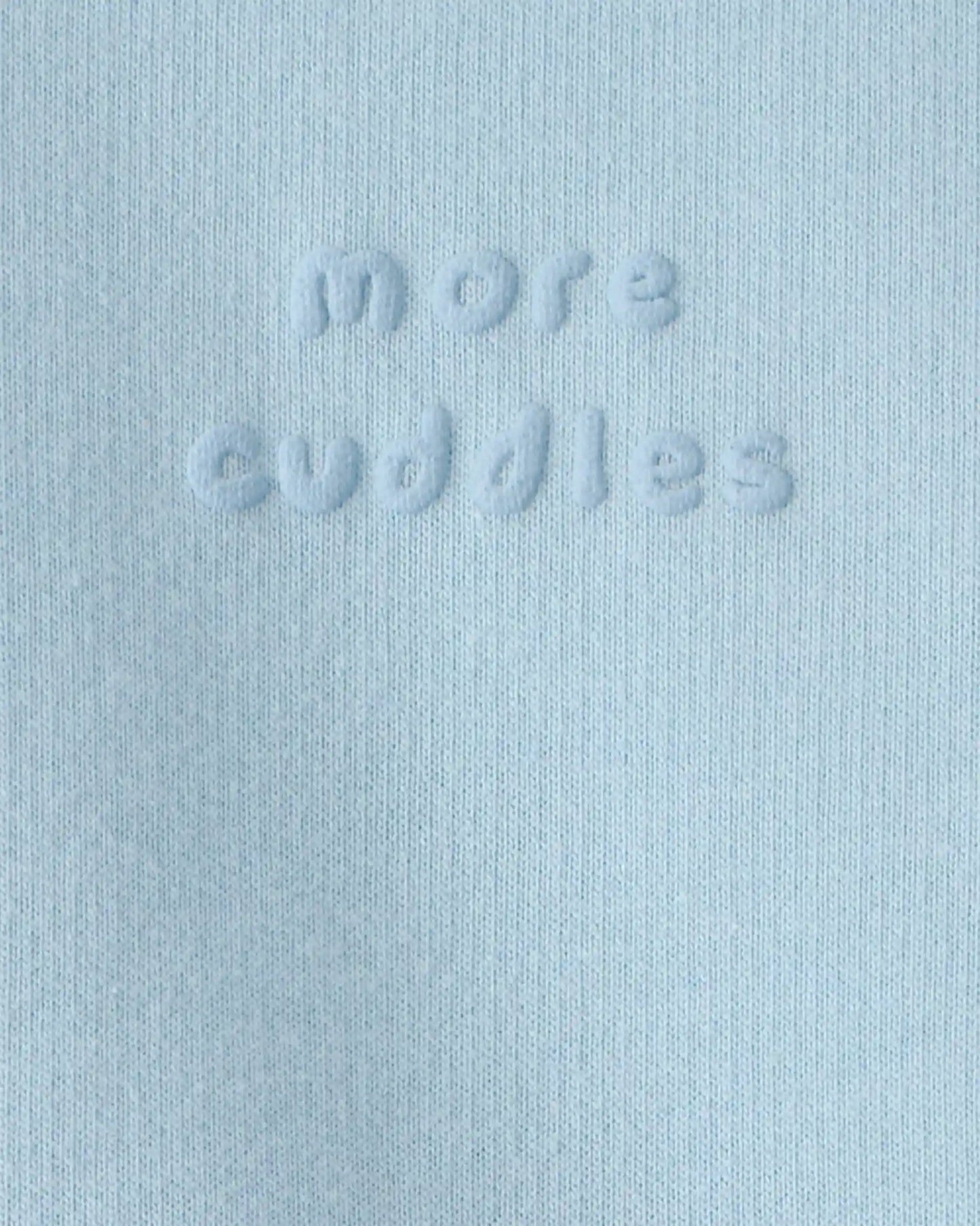 Baby 'More Cuddles' French Terry Pullover Sweatshirt - Blue
