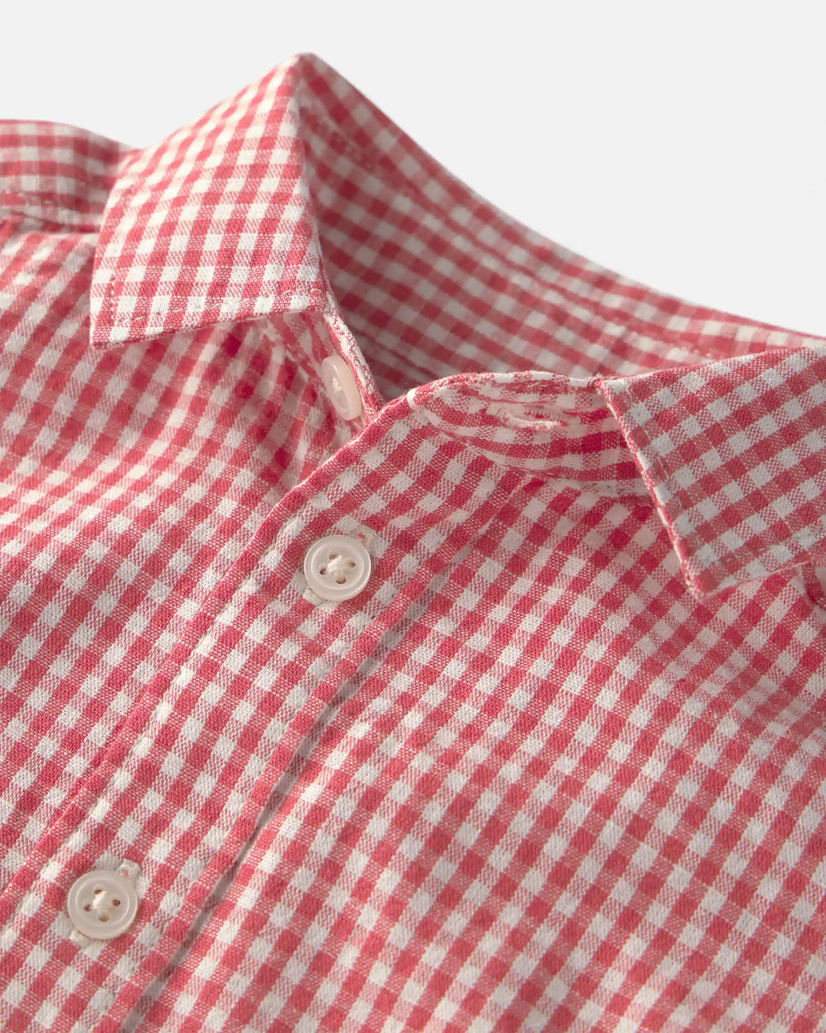 Baby Boy 2-Piece Top & Short Set Made with Organic Cotton in Red Gingham