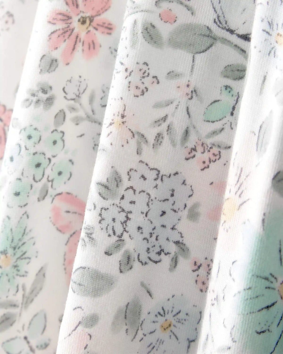 Baby Girl 2-Pack Butterfly Garden PurelySoft Caps - Pink/Ivory