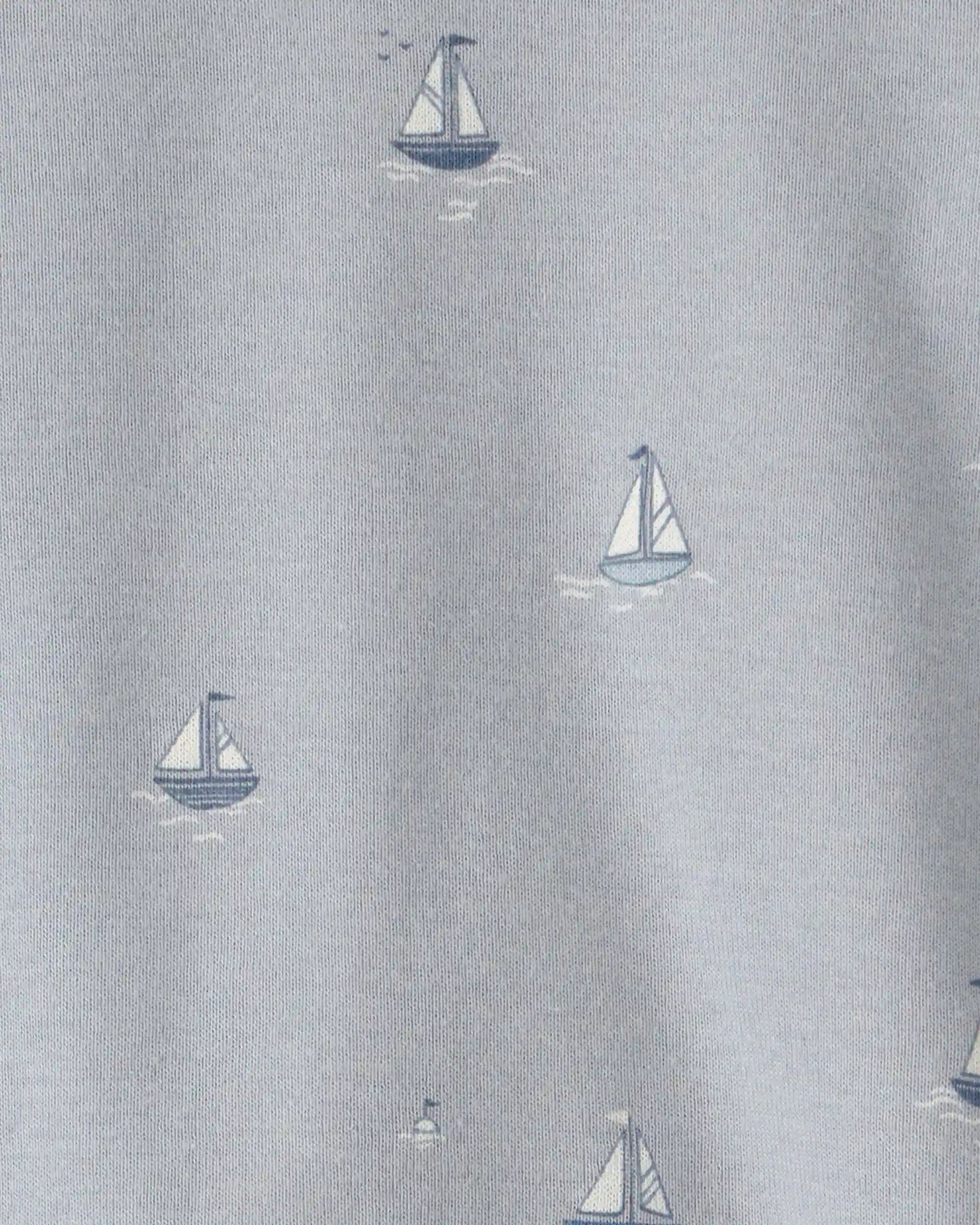 Baby 2-Piece Organic Cotton Ribbed Pajama Set in Sail Away Print