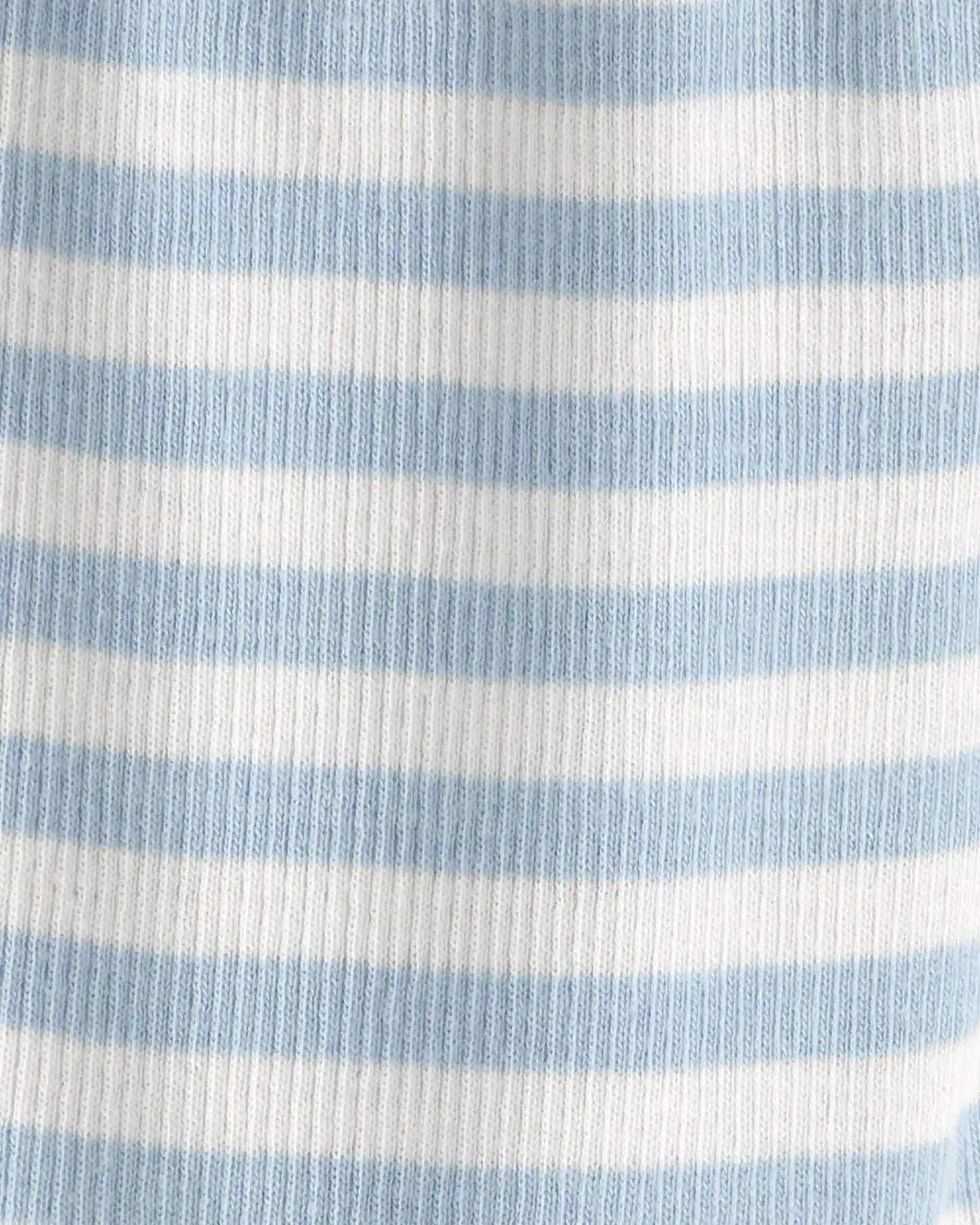 Baby Organic Cotton Footed Pants in Stripes