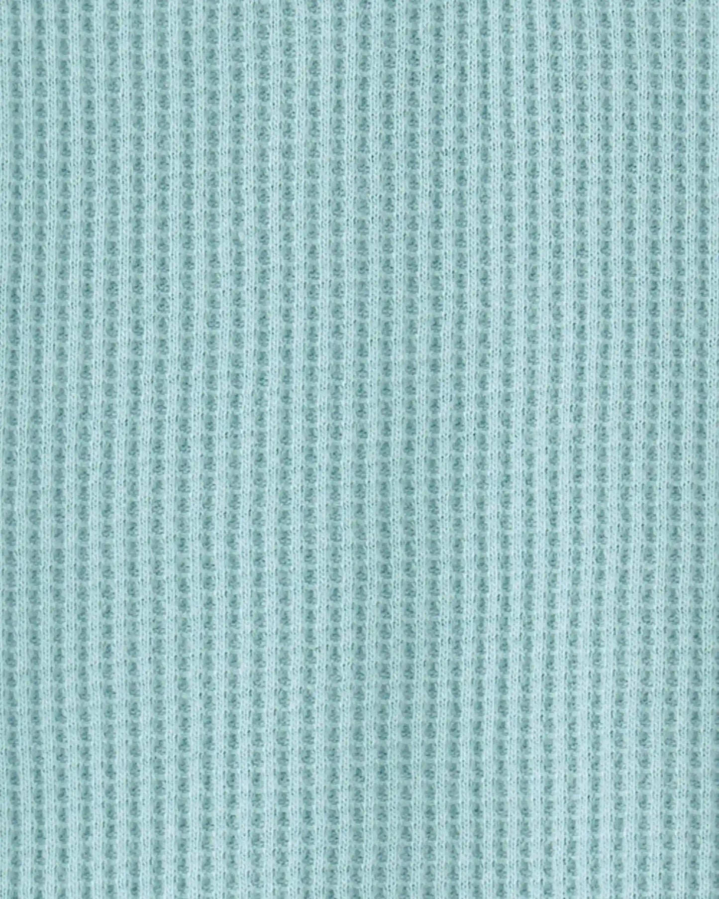 Baby Boy Waffle-Knit Polo Romper - Turquoise