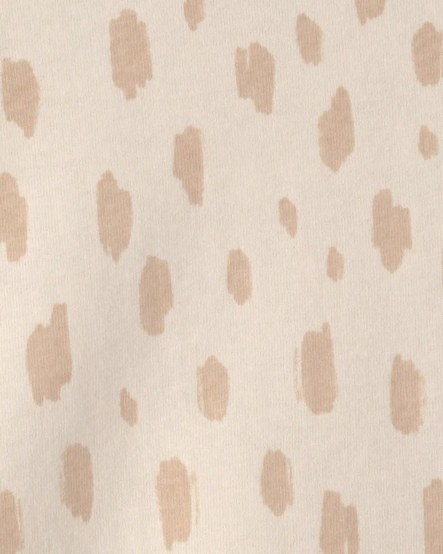 Baby Girl Dot Relaxed Peplum Top - Cream