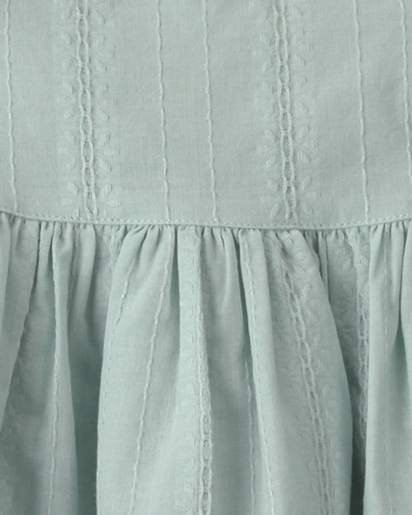 Baby Girl Ruffle-Sleeve Dress - Green