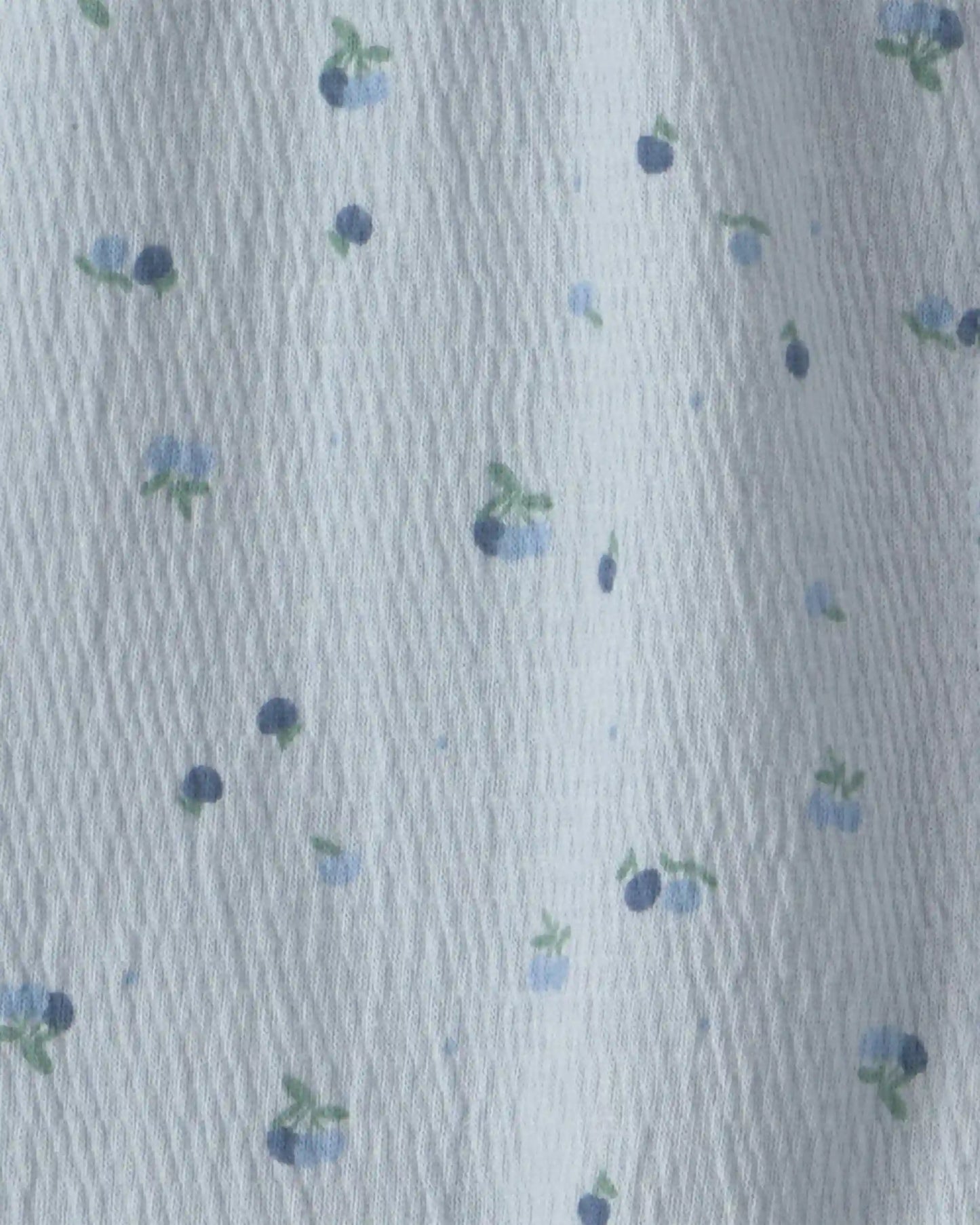 Baby Girl Blueberry Jumpsuit - Blue