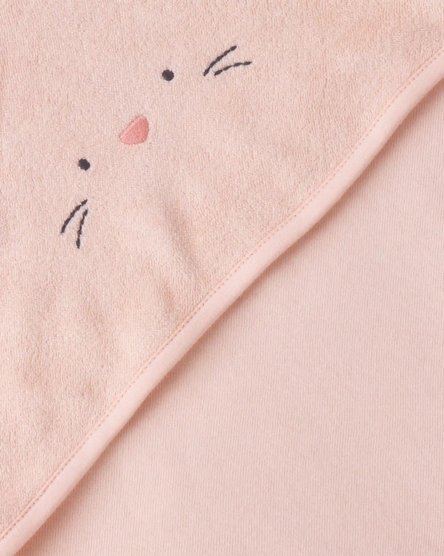 Baby Girl 2-Pack Bunny Terry Towels - Pink