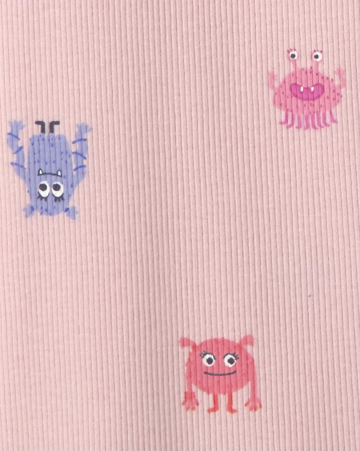 Baby Girl 2-Piece Monster Fleece Hoodie & Pant Set - Pink