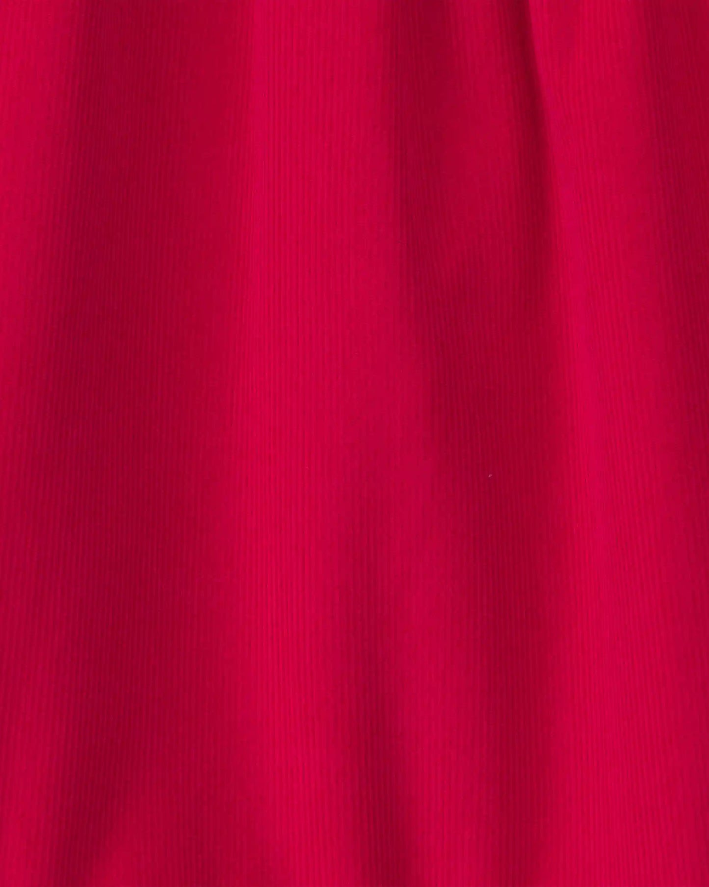Baby Girl Corduroy Short-Sleeve Dress - Red
