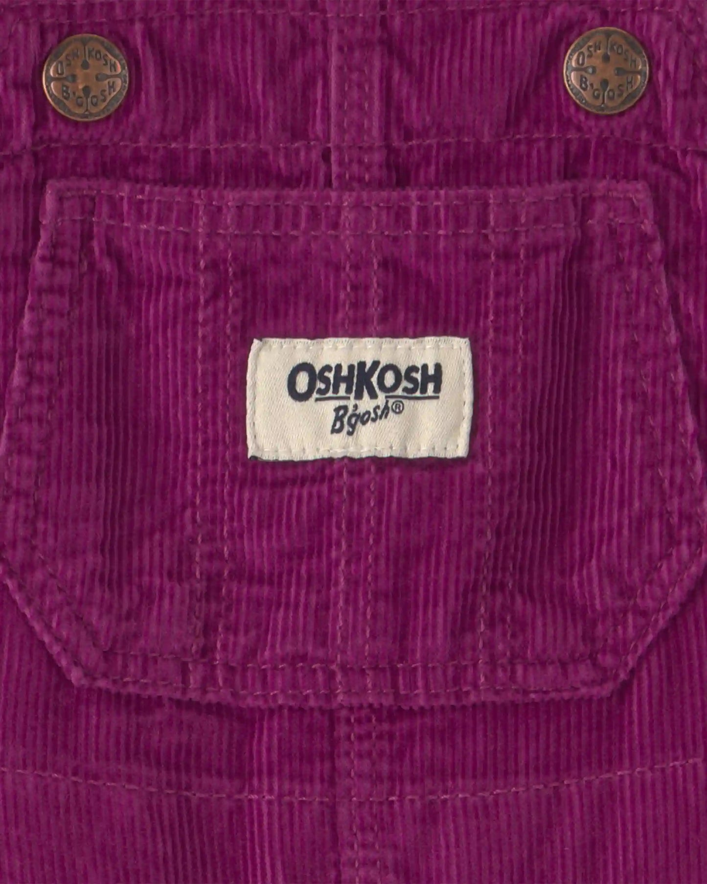 Baby Girl Corduroy Overalls - Purple