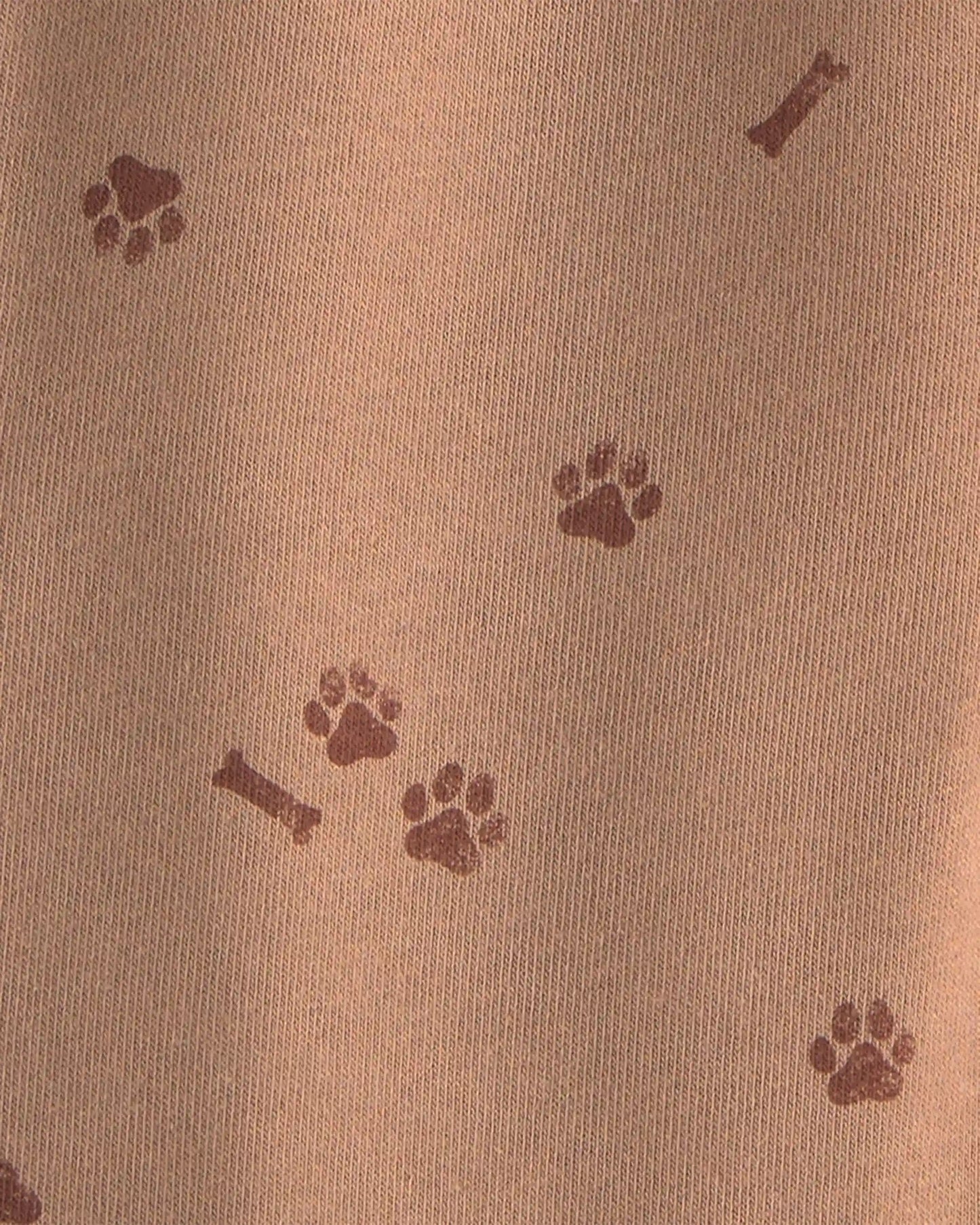 Baby Boy 2-Piece 'My Best Buddy' Dog Fleece Sweatshirt & Pant Set - Cream/Brown