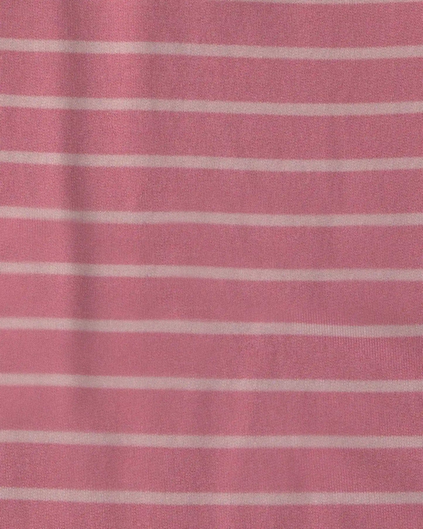 Baby Girl Striped PurelySoft™ Long-Sleeve Jumpsuit - Pink