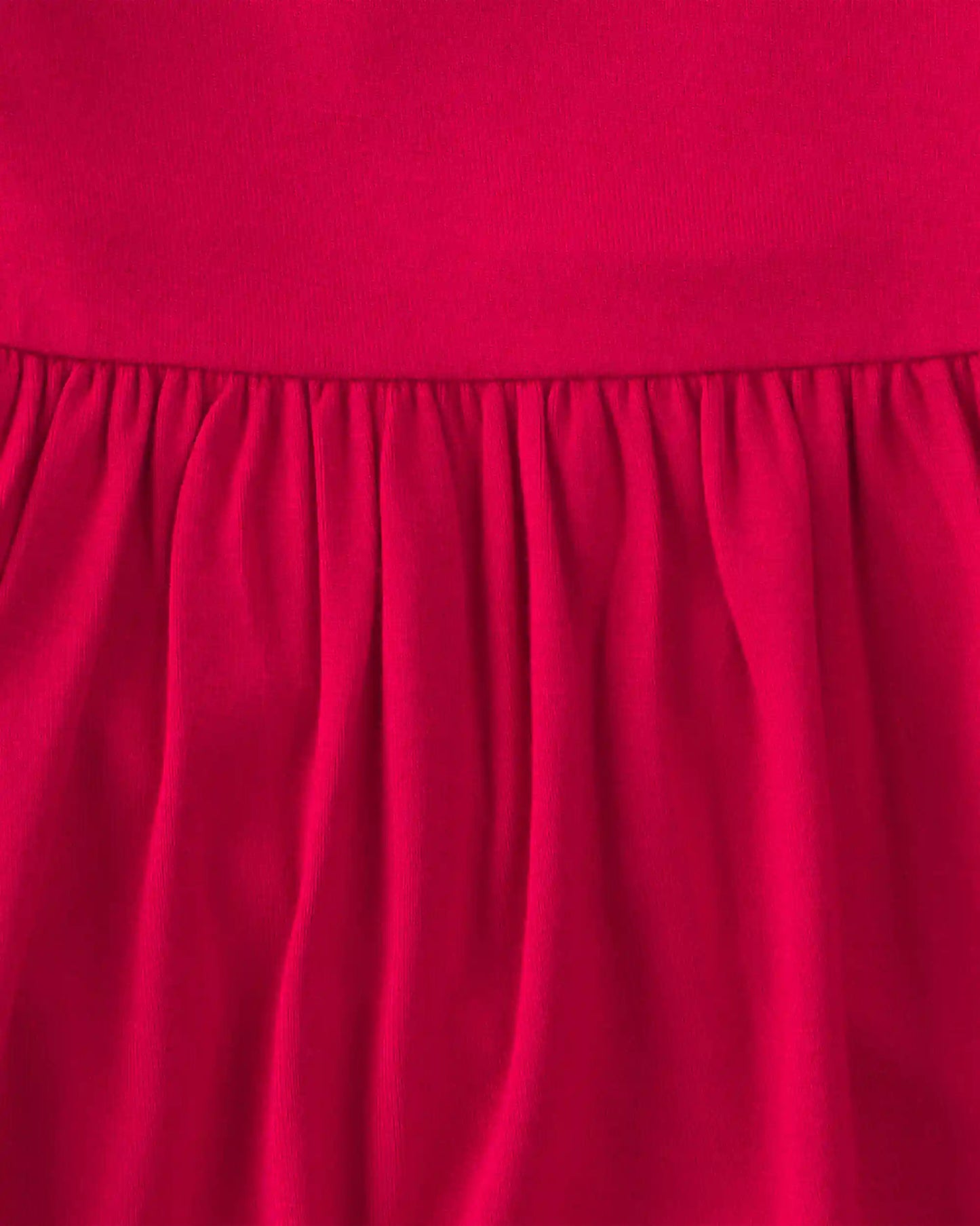 Baby Girl PurelySoft™ Long-Sleeve Bodysuit Dress - Red