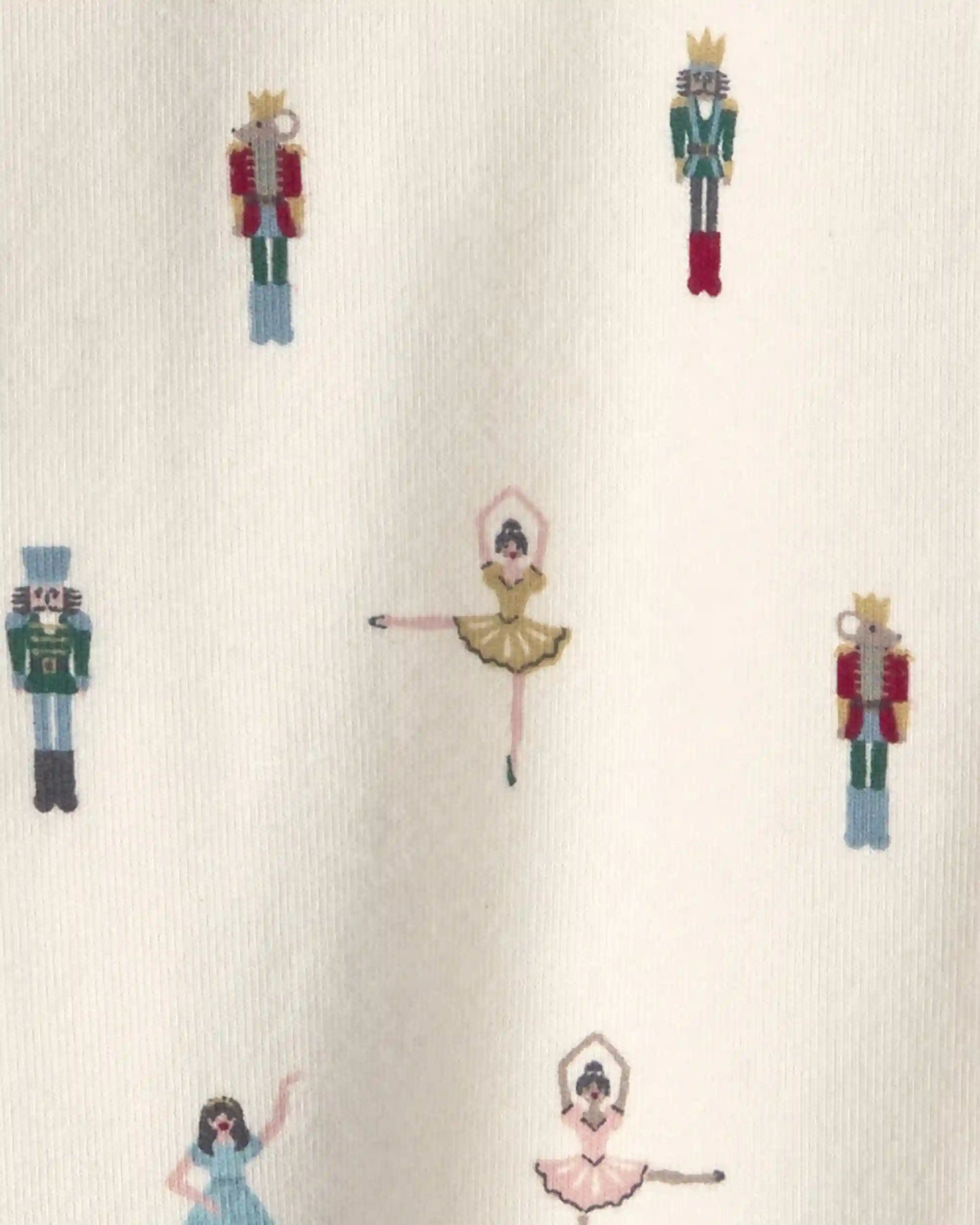 Baby Organic Cotton Jumpsuit in Nutcracker