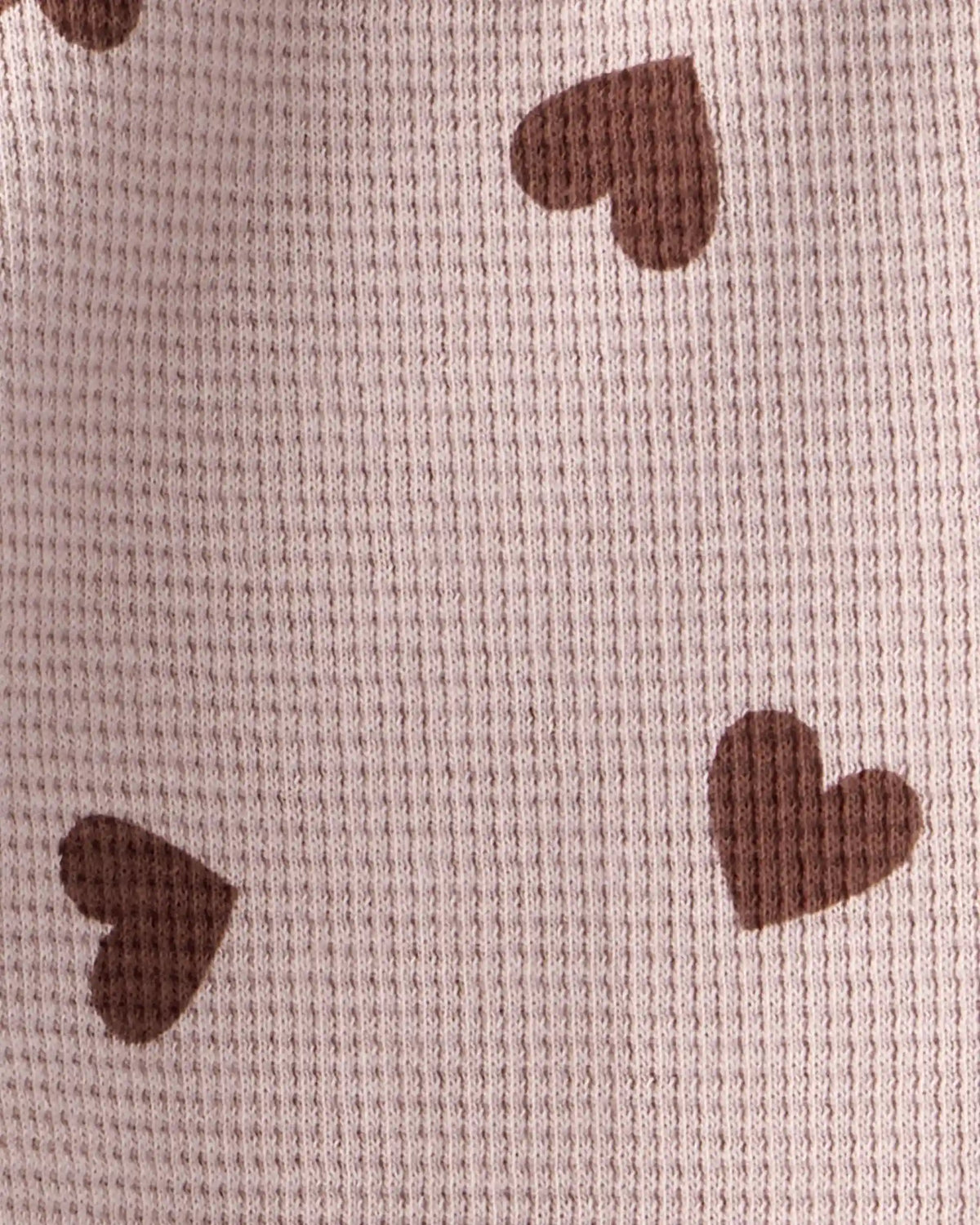 Baby Girl Waffle Knit Top & Pant Set Made with Organic Cotton