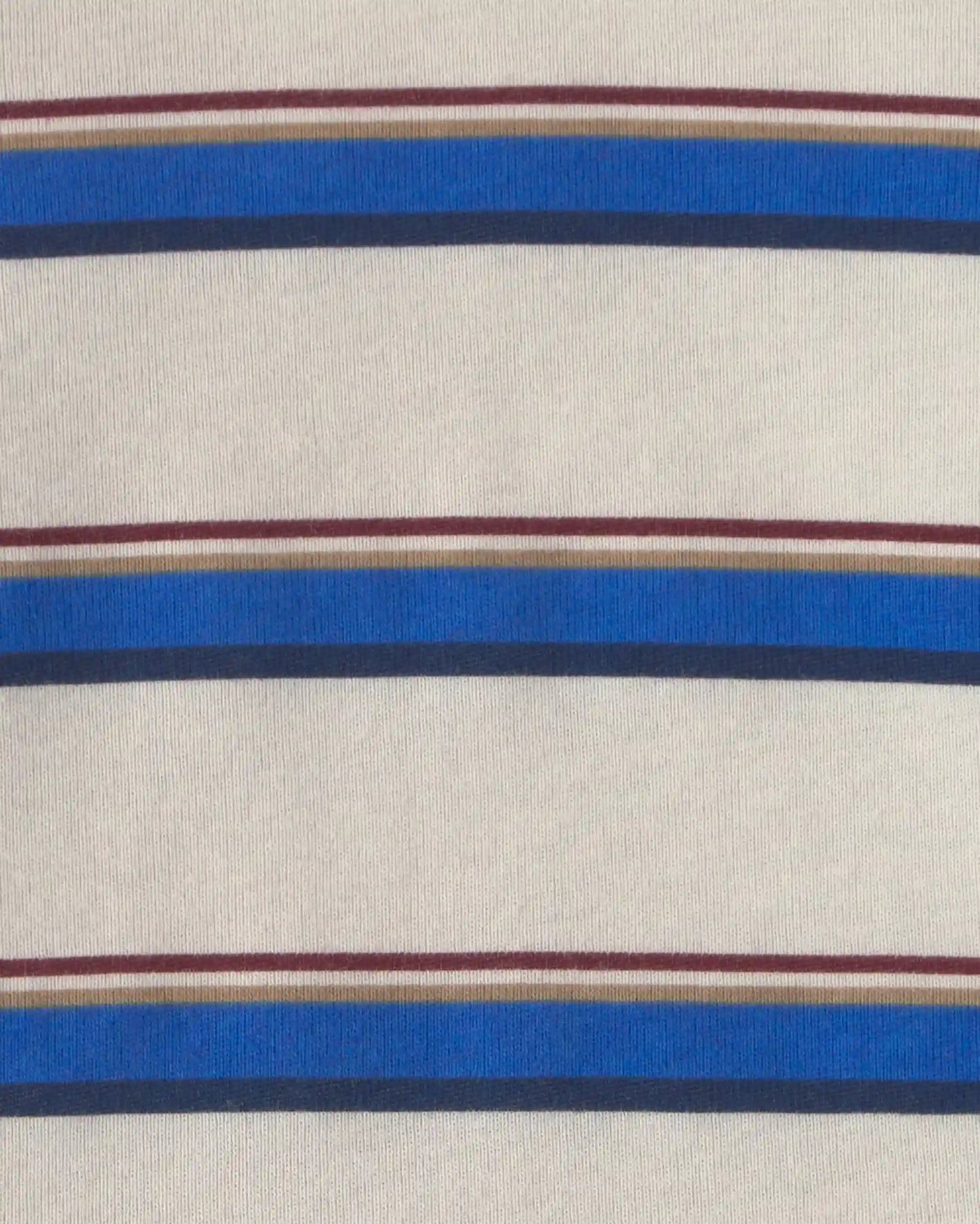 Baby Boy 2-Piece Striped French Terry Long-Sleeve Overall Set - Indigo/Cream
