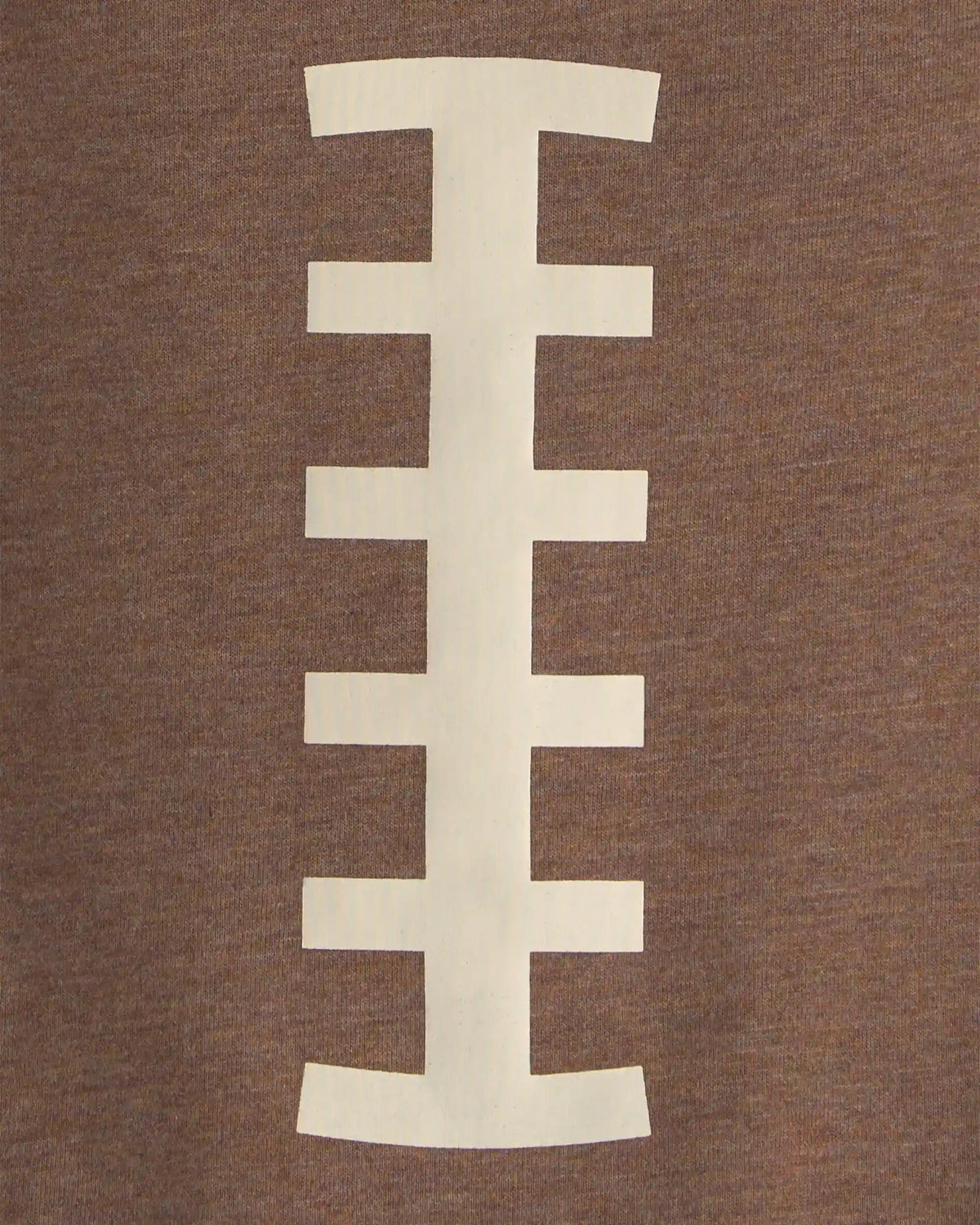 Baby Boy Football Long-Sleeve Graphic Bodysuit - Brown