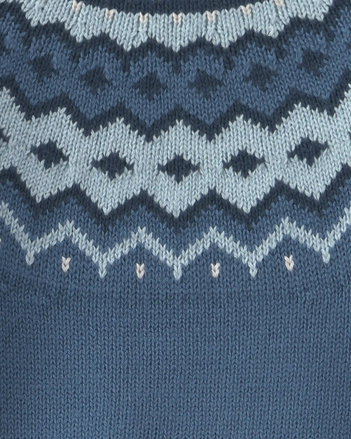Baby 2-Piece Organic Cotton Fair Isle Sweater Knit Top & Pant Set