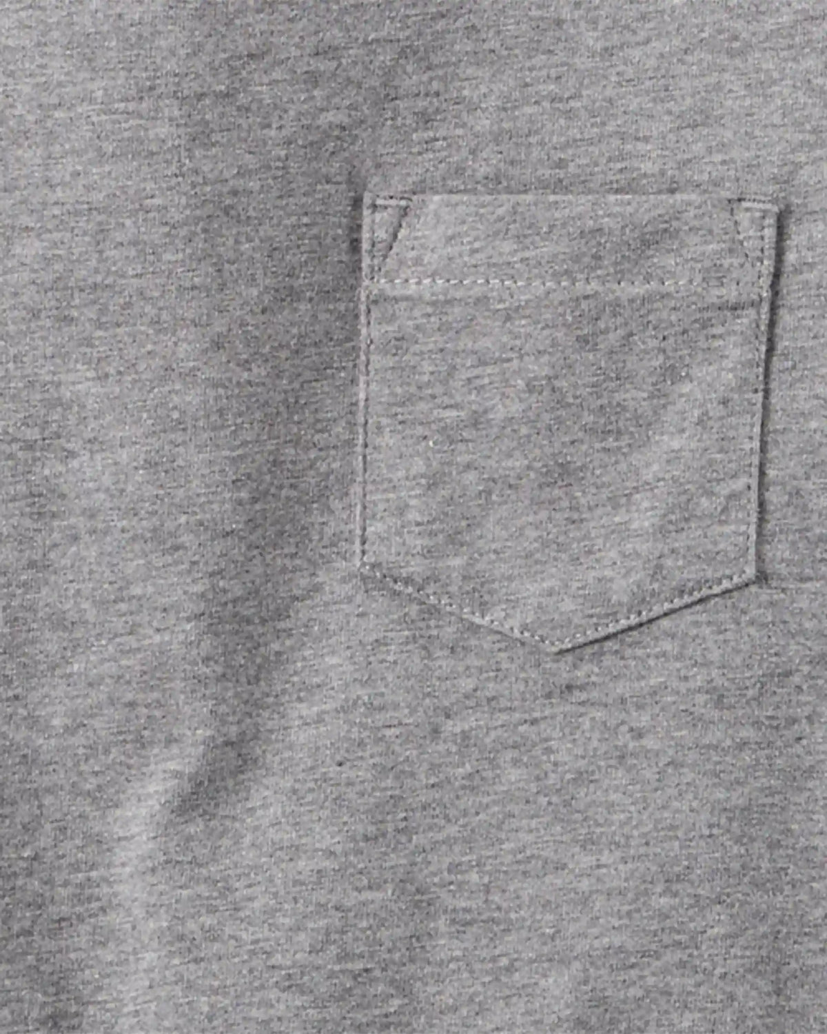Toddler Solid Short-Sleeve Pocket Tee - Grey