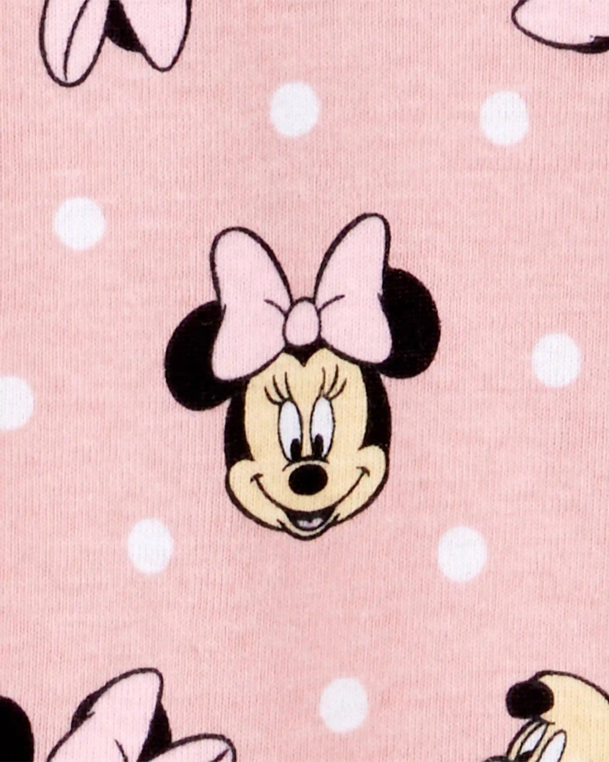 Toddler Girl Minnie Mouse Snug Fit Cotton 2-Piece Pajamas - Pink