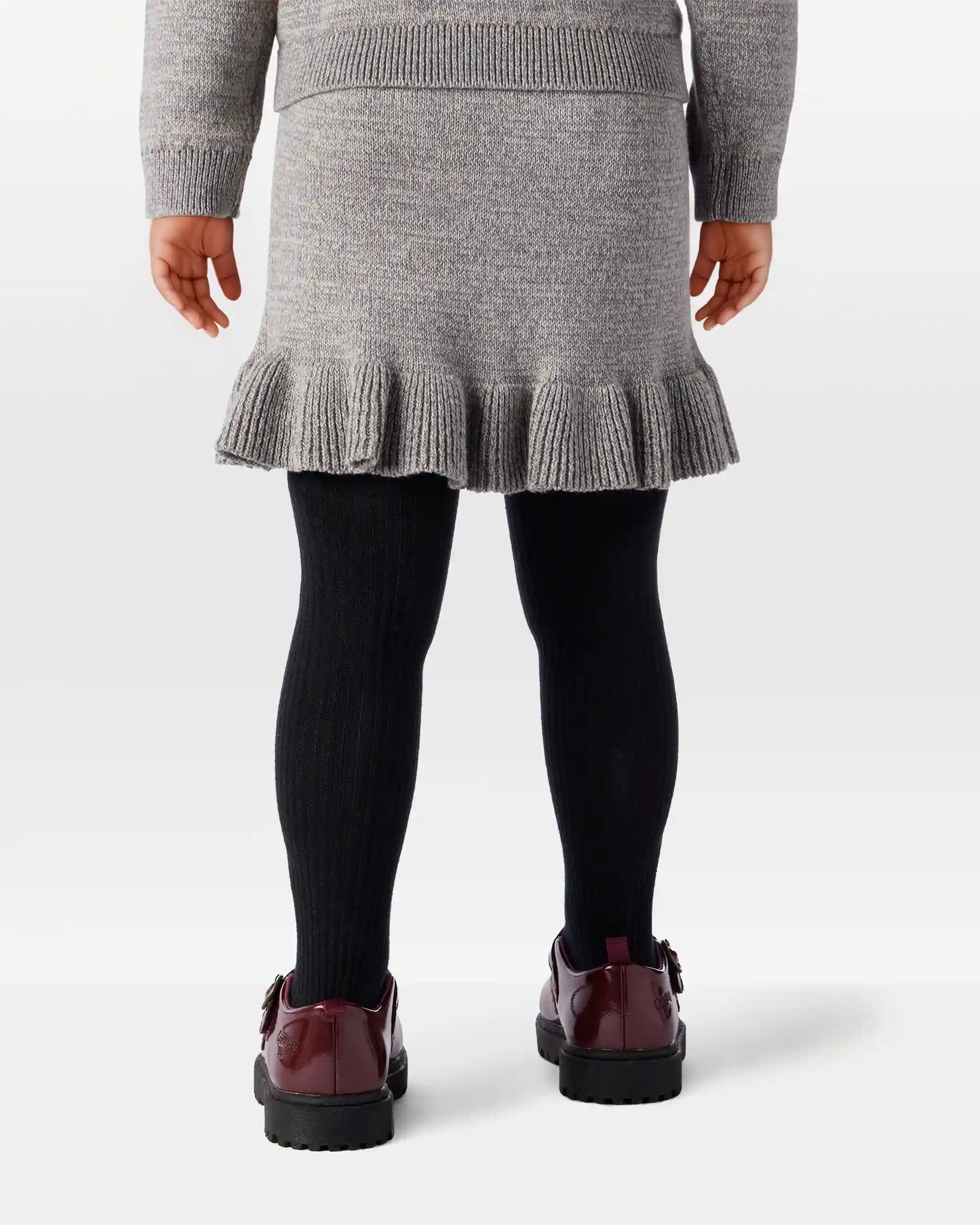 Toddler Girl 100% Cotton Skirt - Grey