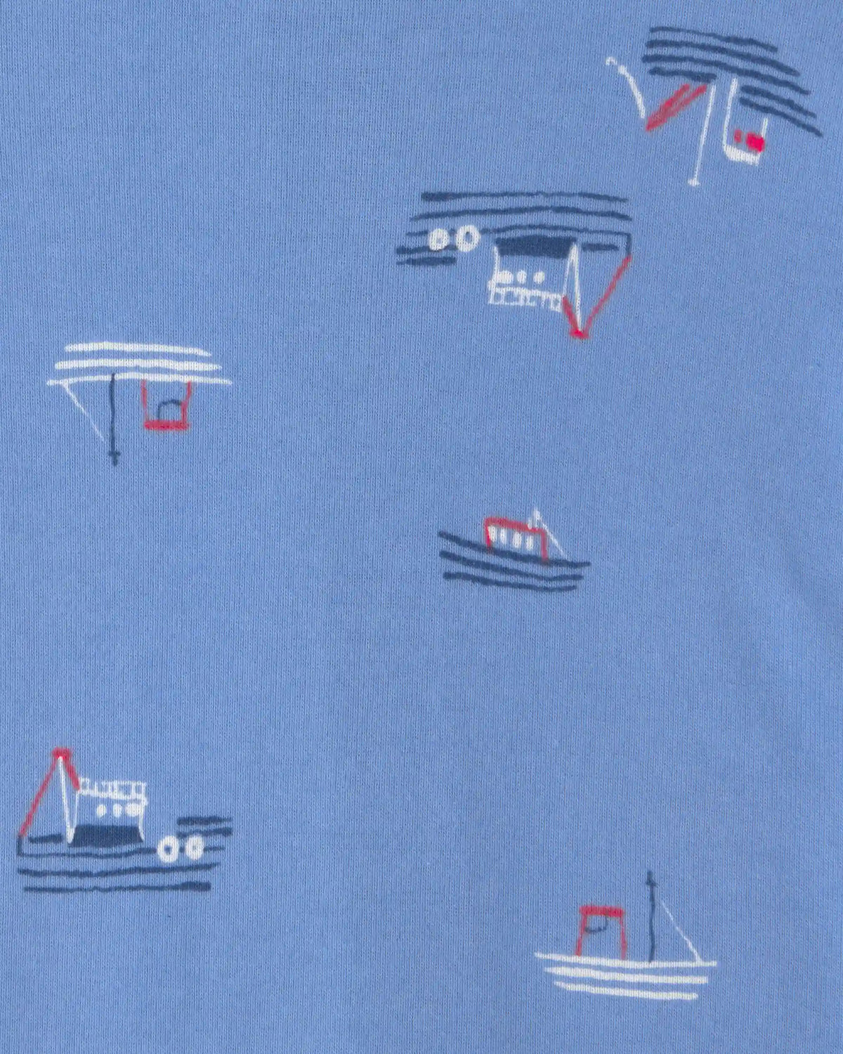 Toddler Boy 2-Pack Boat Snug Fit 1-Piece Pajama - Blue