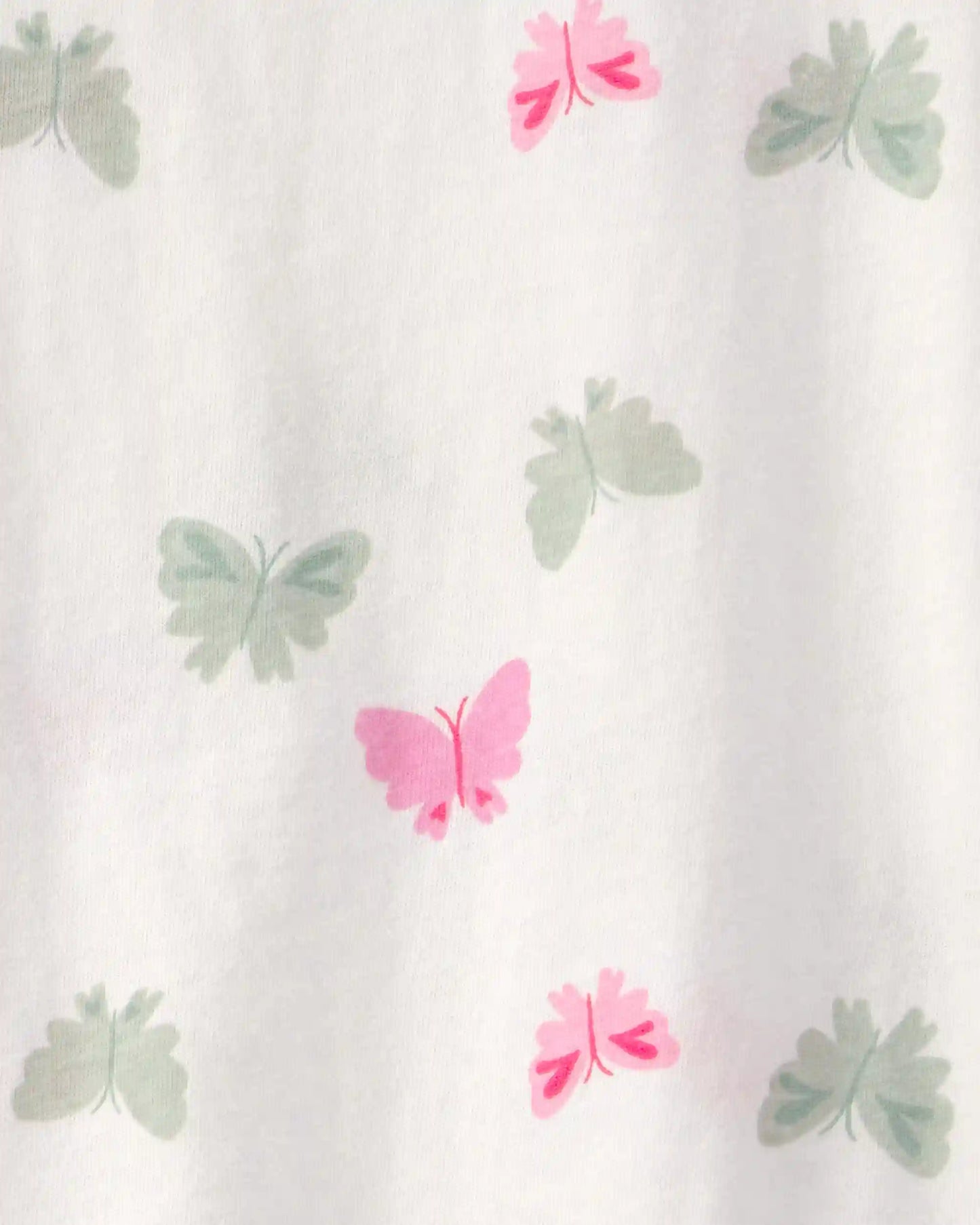 Toddler Girl Butterfly Relaxed Top - Ivory