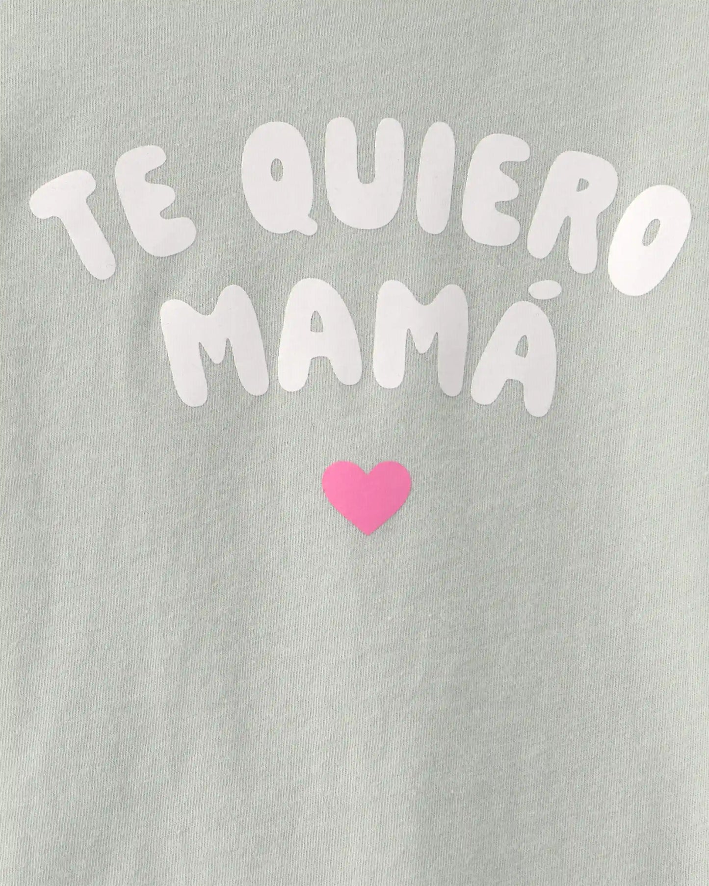 Toddler Girl 'Te Quiero Mamá' Graphic Tee - Green