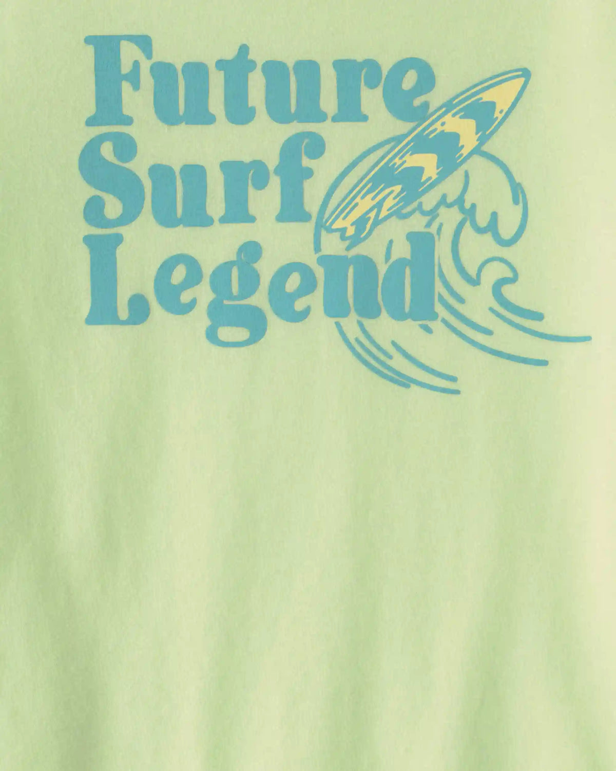 Toddler 'Future Surf Legend' Graphic Tee - Green