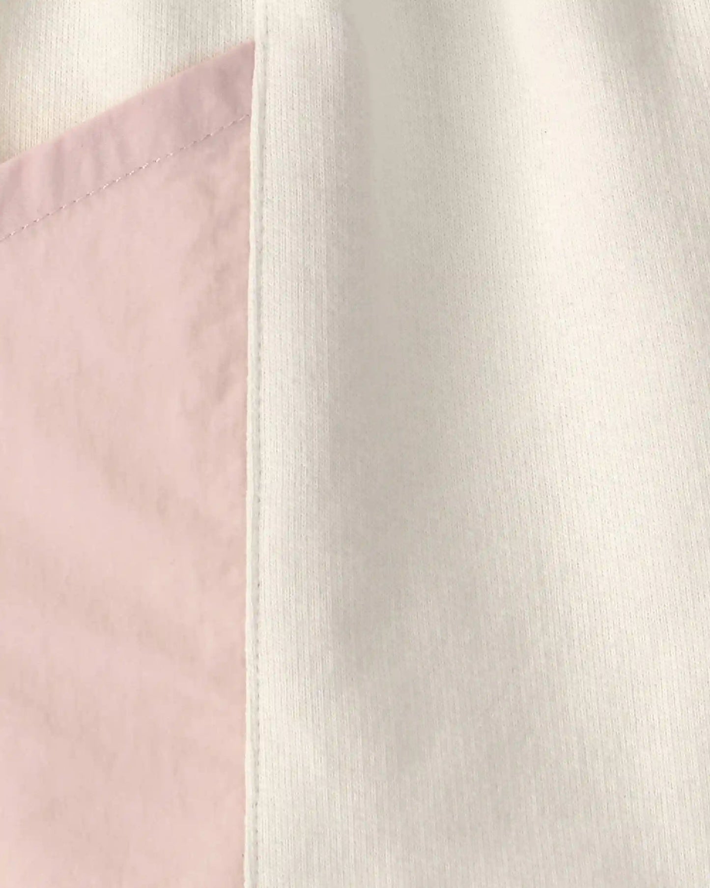 Toddler Girl French Terry Shorts - Pink/Ivory