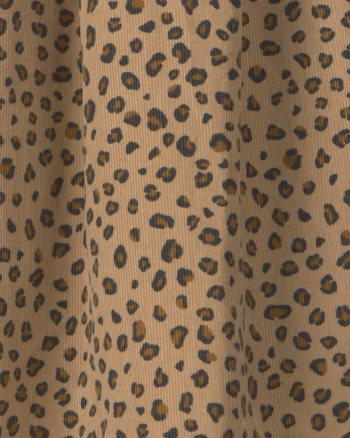 Toddler Girl Leopard Corduroy Long-Sleeve Dress - Brown