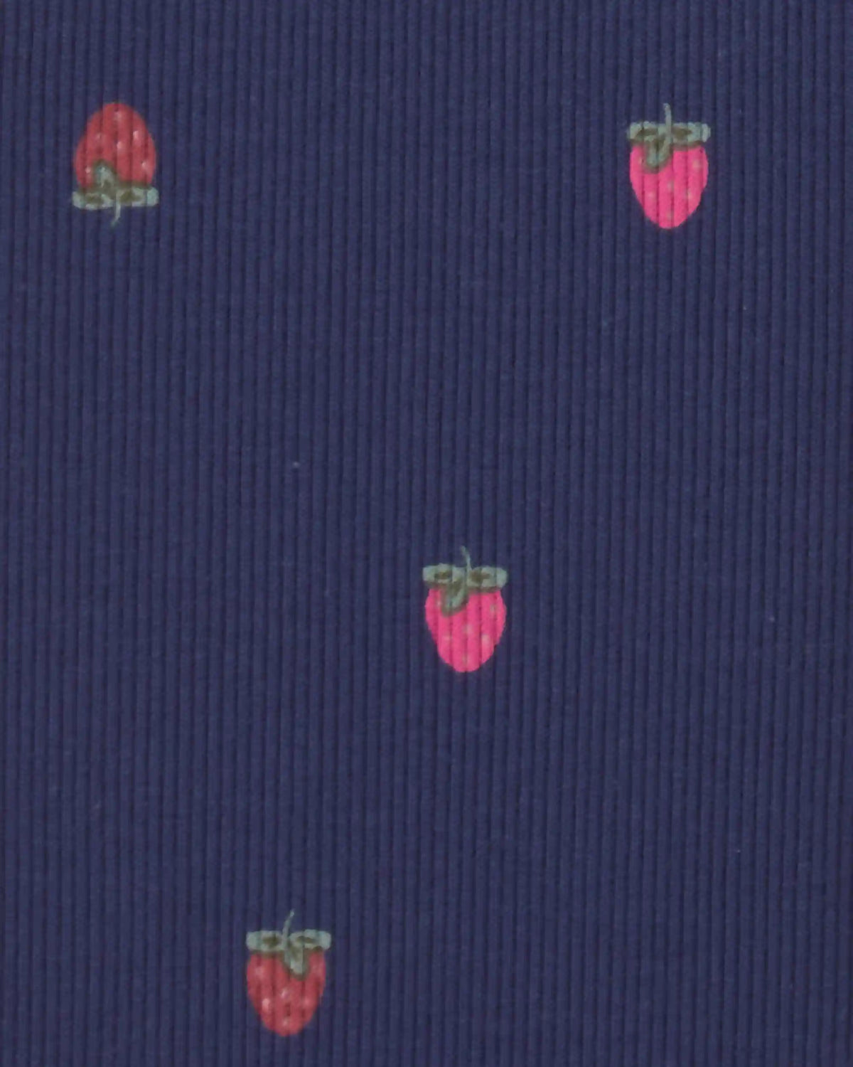 Toddler Girl 2-Piece 'Sweet & Kind' Strawberry Sweatshirt & Pant Set - Navy Blue