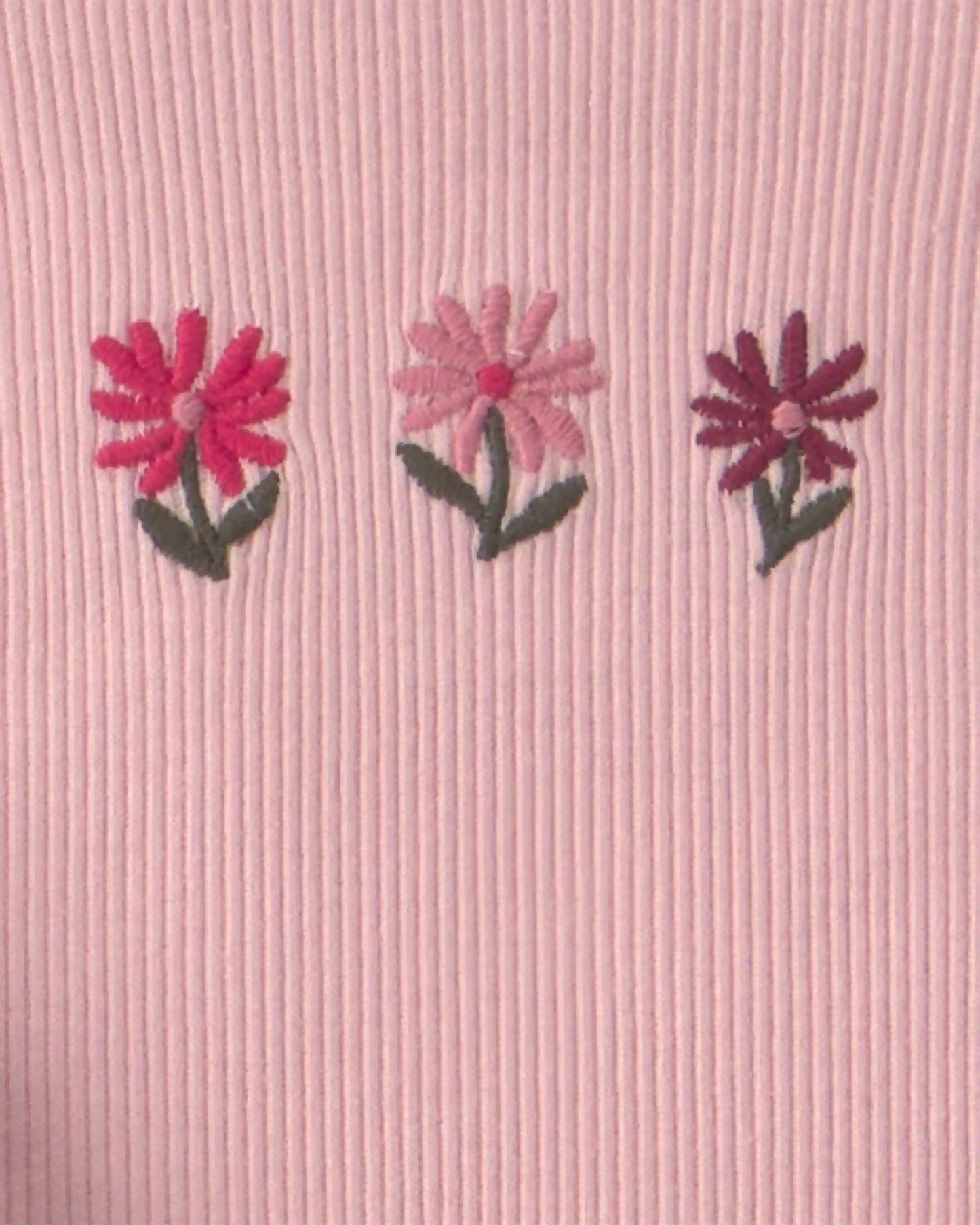 Toddler Girl 3-Piece Floral Long-Sleeve Layering Set - Pink/Red