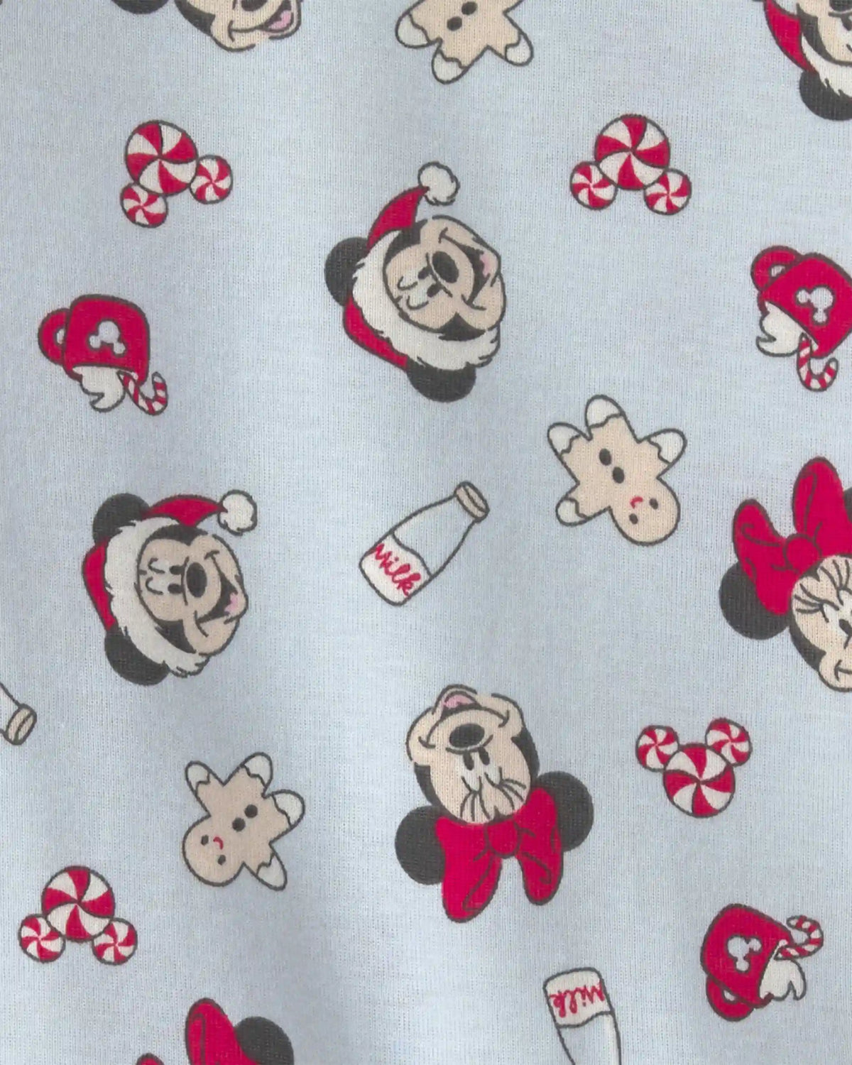 Toddler 2-Piece Disney© Mickey Mouse Christmas 100% Cotton Snug Fit Pajama Set - Blue