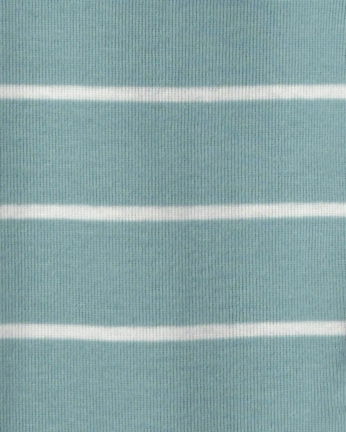 Toddler Boy 4-Piece Monster 100% Cotton Snug Fit Pajama Set - Teal/Cream