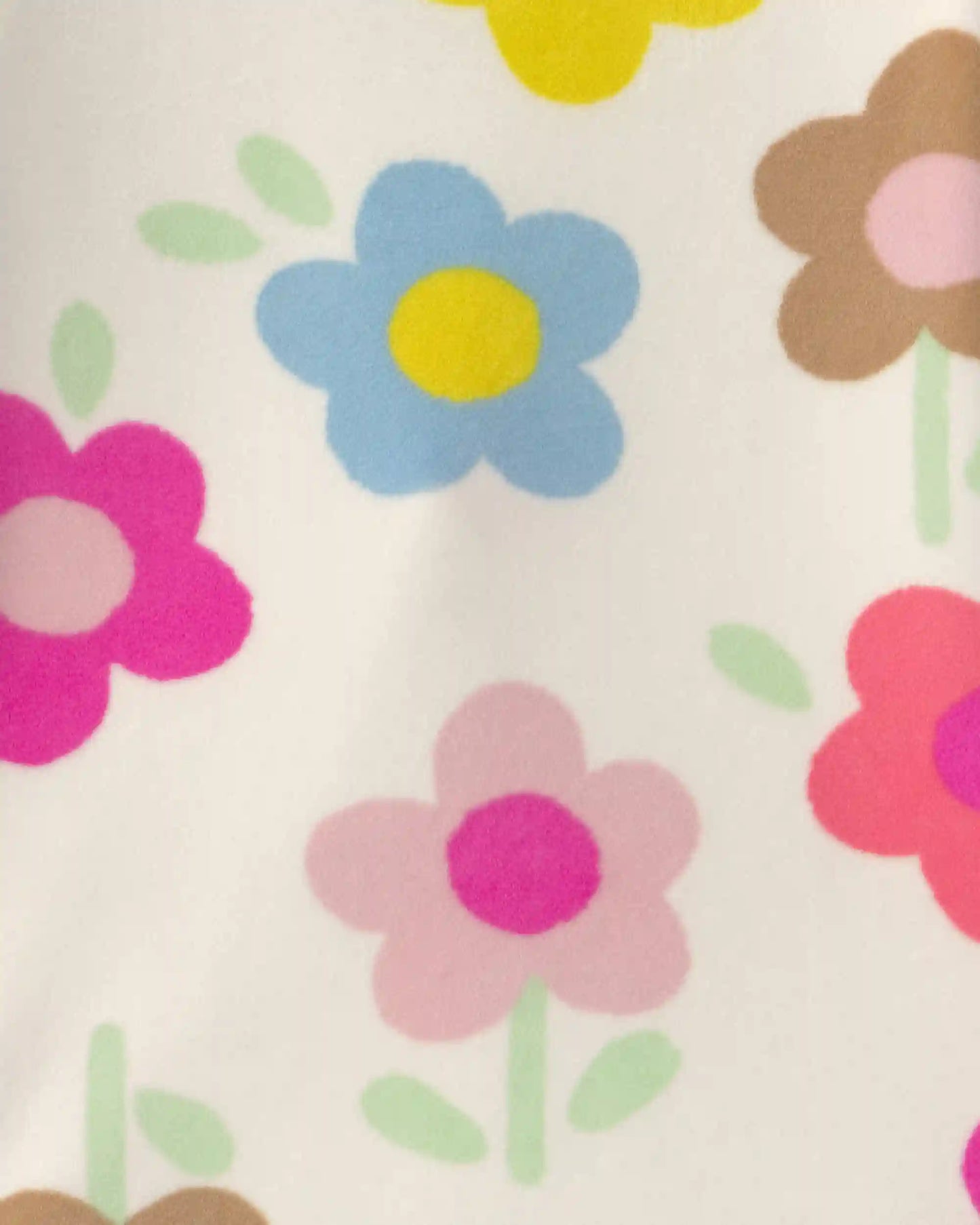 Toddler Girl 2-Piece Floral DreamPlush Snug Fit Pajama Set