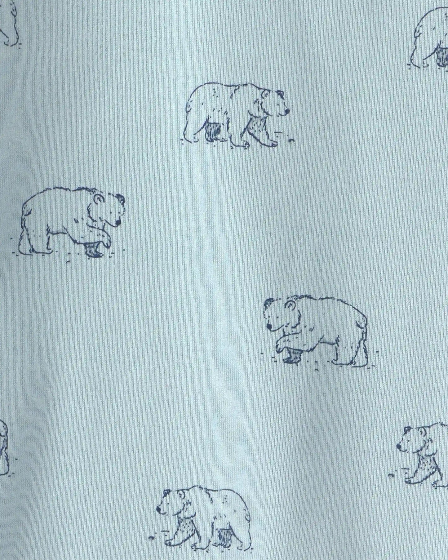 Toddler 2-Piece Organic Cotton Pajamas in Winter Bears