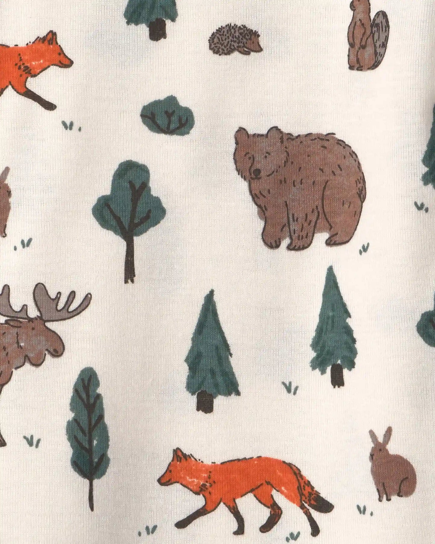 Toddler 2-Piece Organic Cotton Pajamas in Woodland Creatures