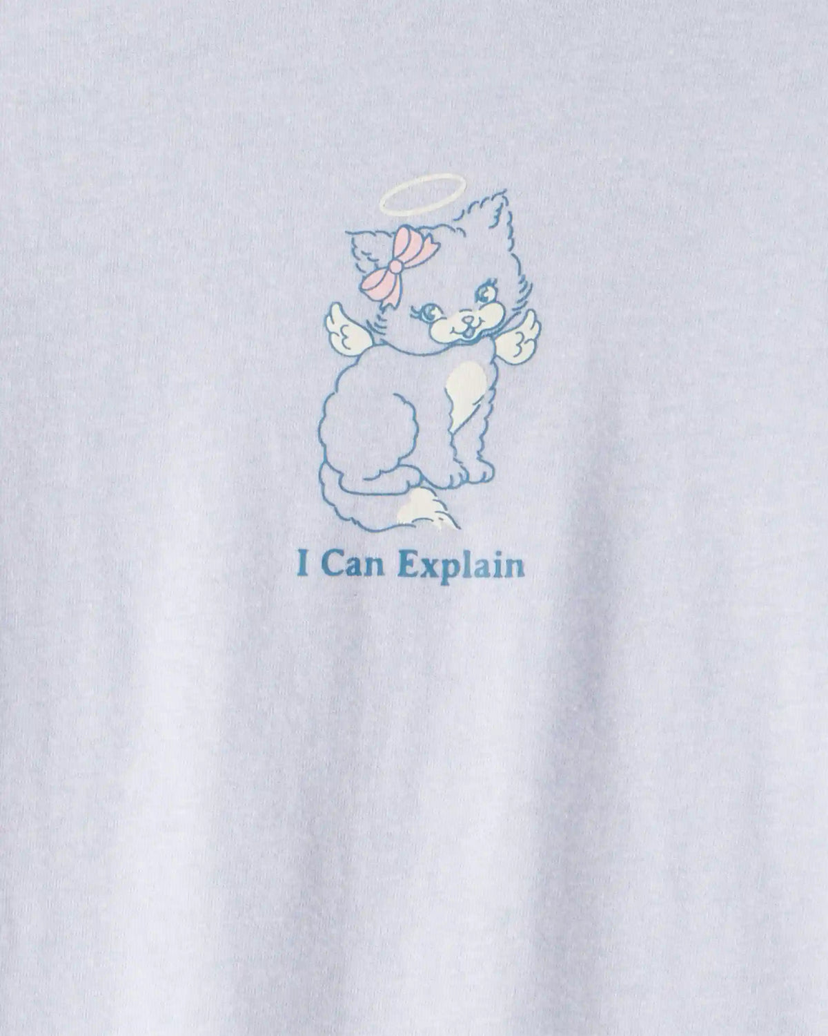 Girls Cat Long-Sleeve Graphic Tee - Blue