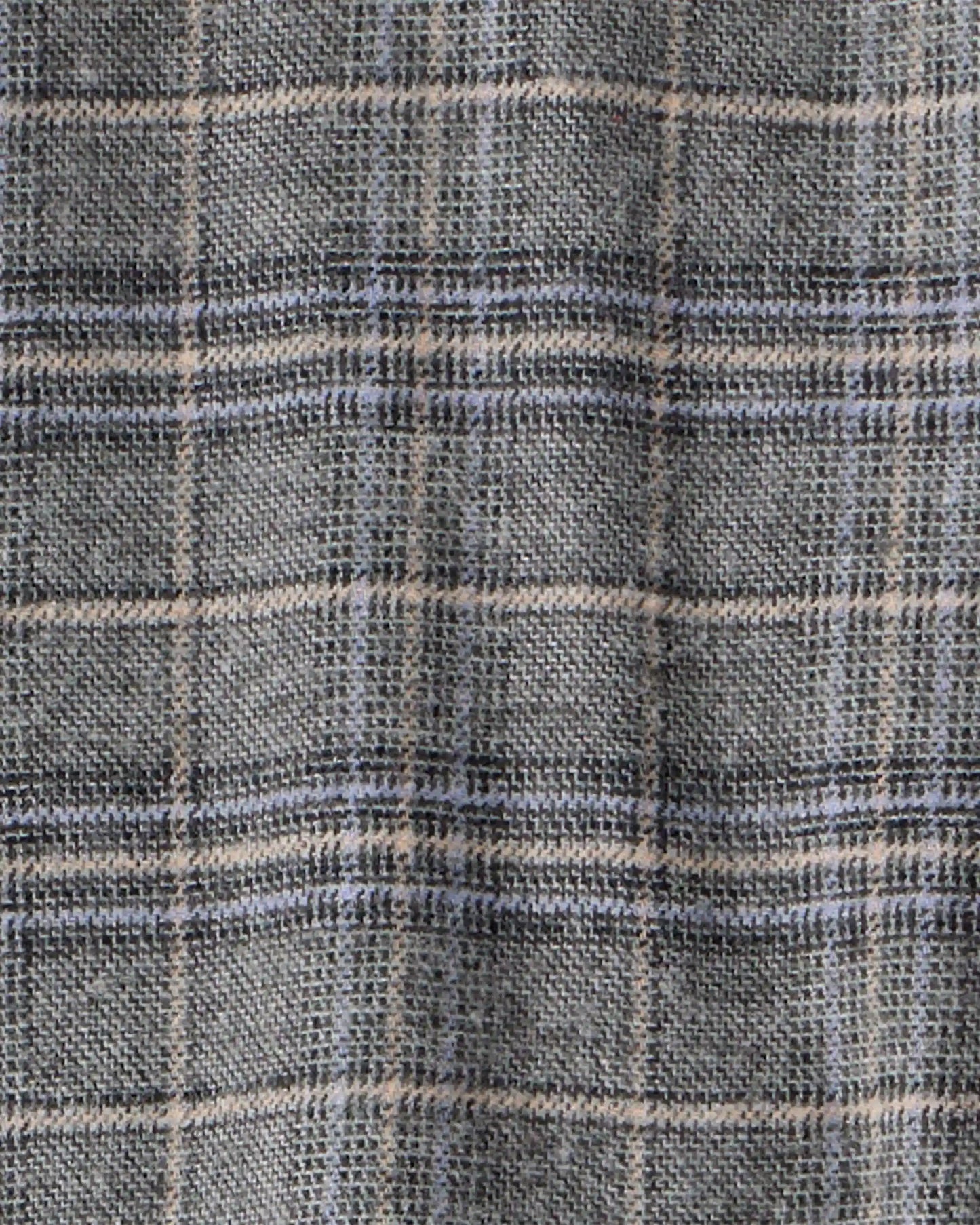 Girls Plaid Cotton Long-Sleeve Fashion Jacket - Grey