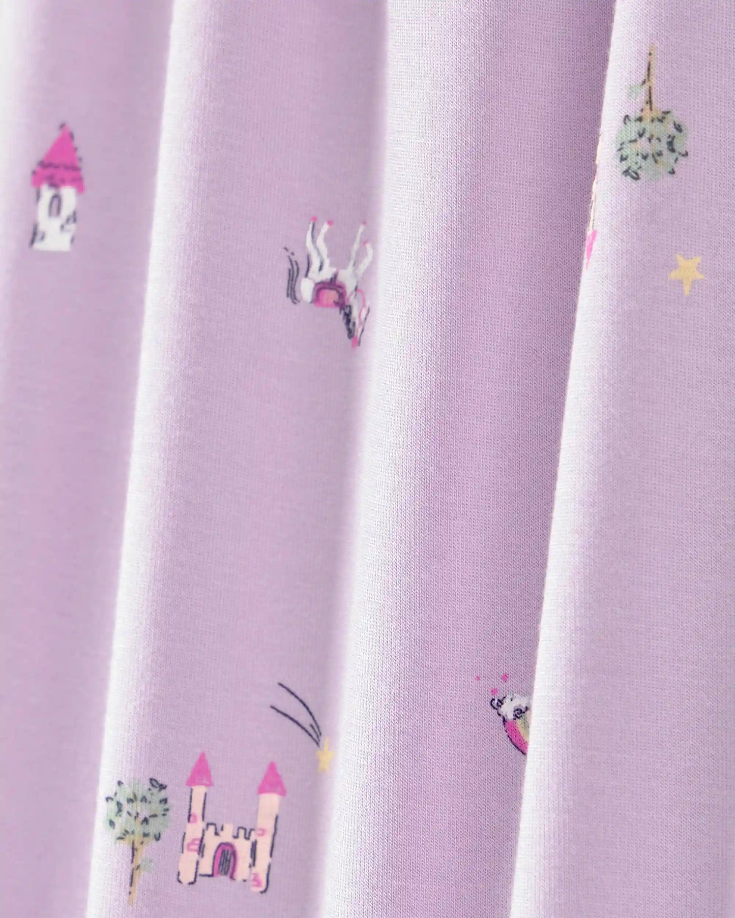 Girls Fairytale PurelySoft 2-Piece Pajama Set - Purple