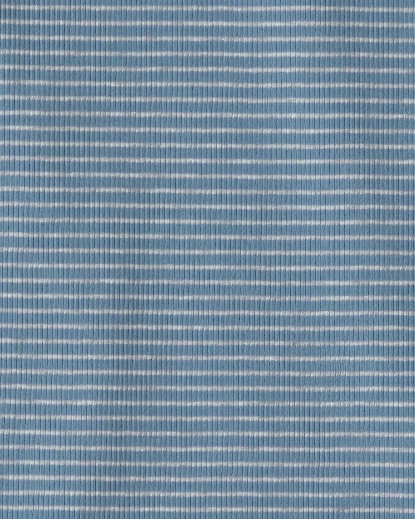 Kids 2-Piece Organic Cotton Ribbed Pajama Set in Stripes
