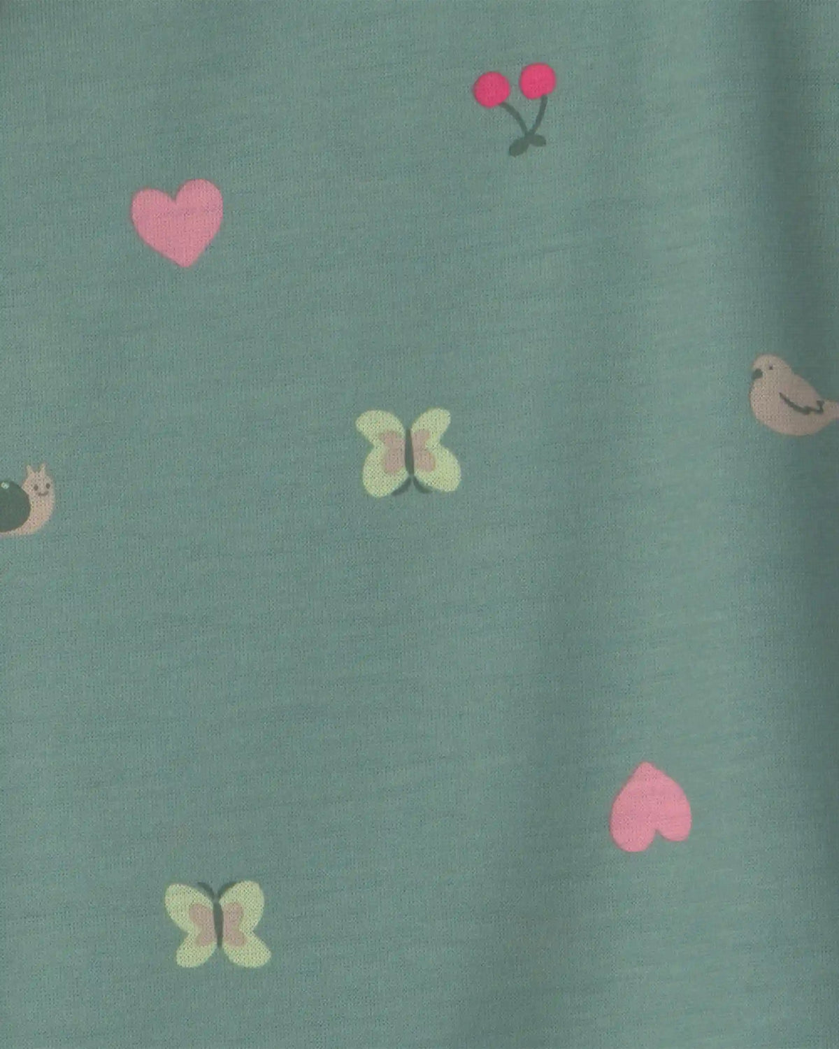 Girls 2-Pack Butterfly Night Gowns - Pink/Green