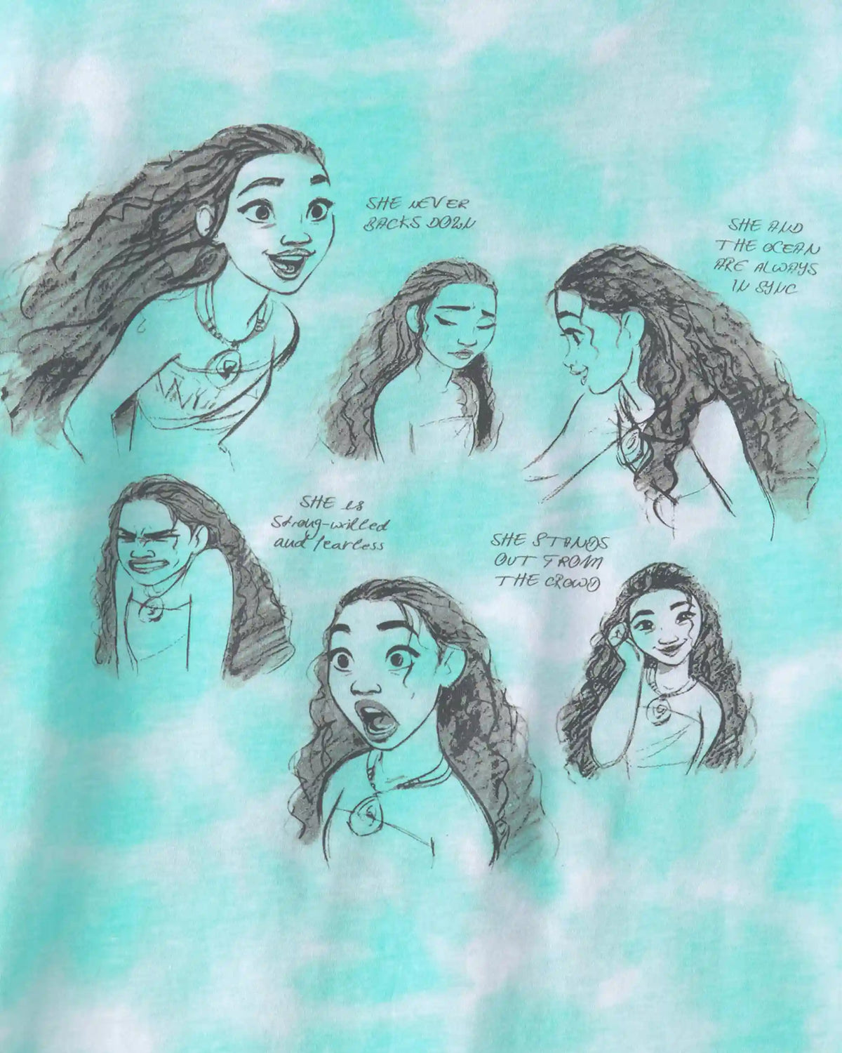 Girls Disney© Moana Graphic Tee - Turquoise