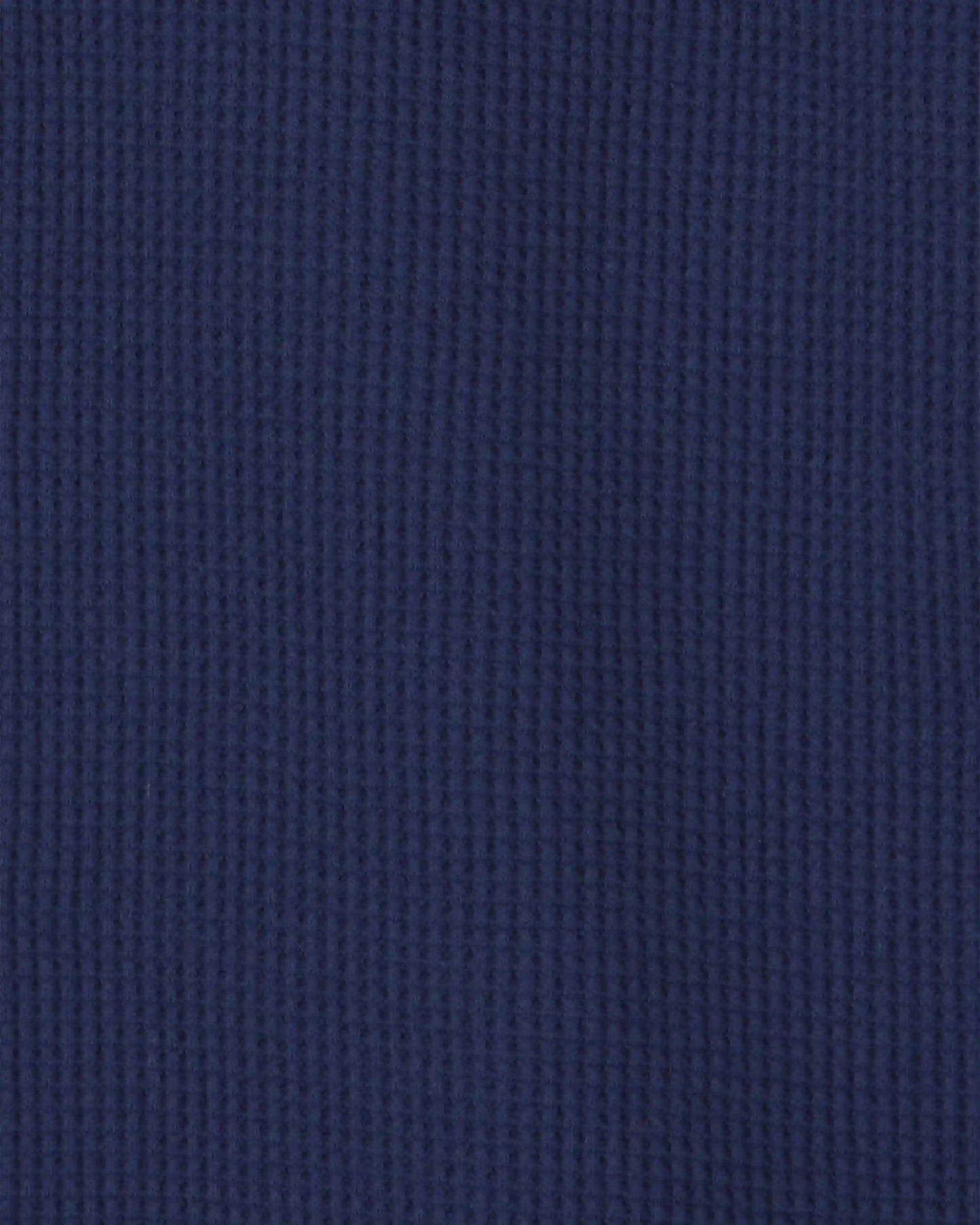 Boys Thermal Long-Sleeve Button-Down Shirt - Navy Blue