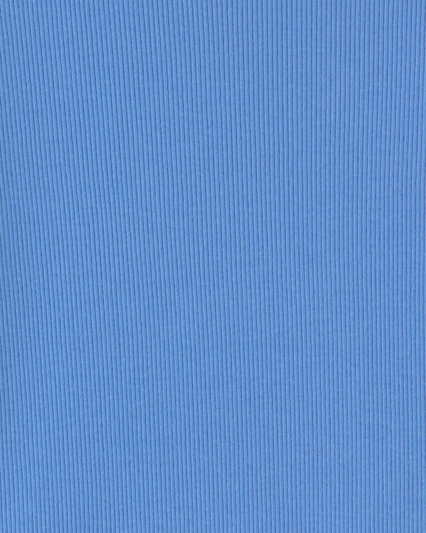 Girls Long-Sleeve Ribbed Top - Blue