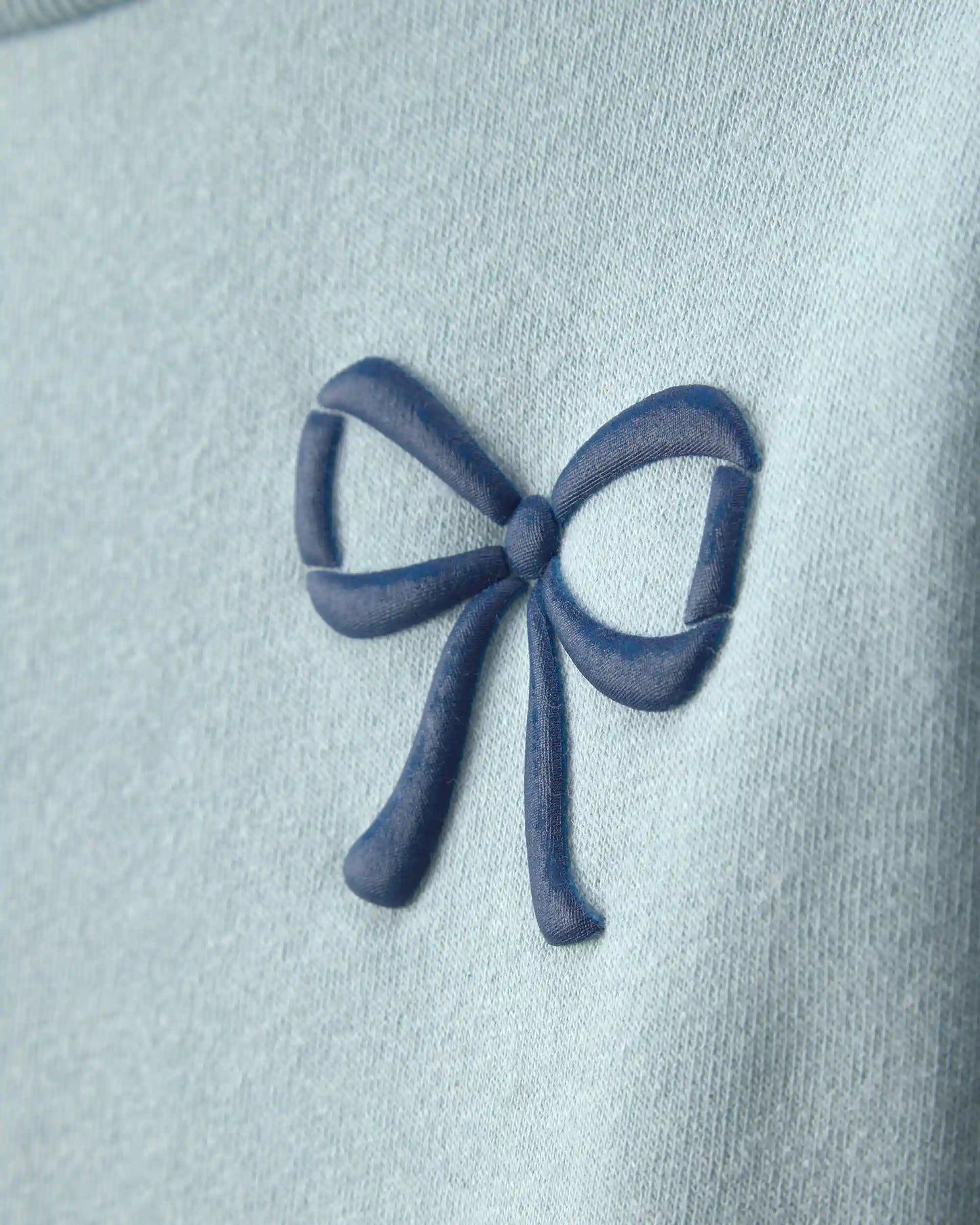 Girls 2-Piece Bow Fleece Pullover & Pant Set - Blue
