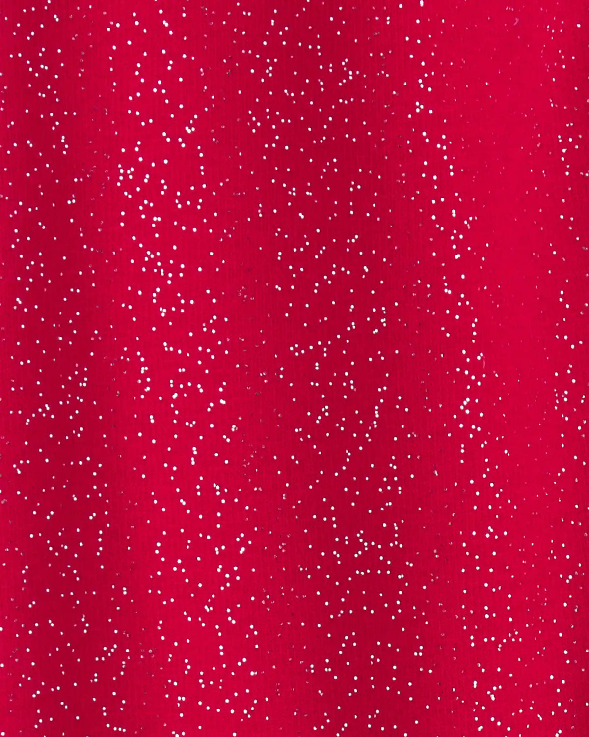 Girls Glitter Fleece Pull-On Stretch Leggings - Red