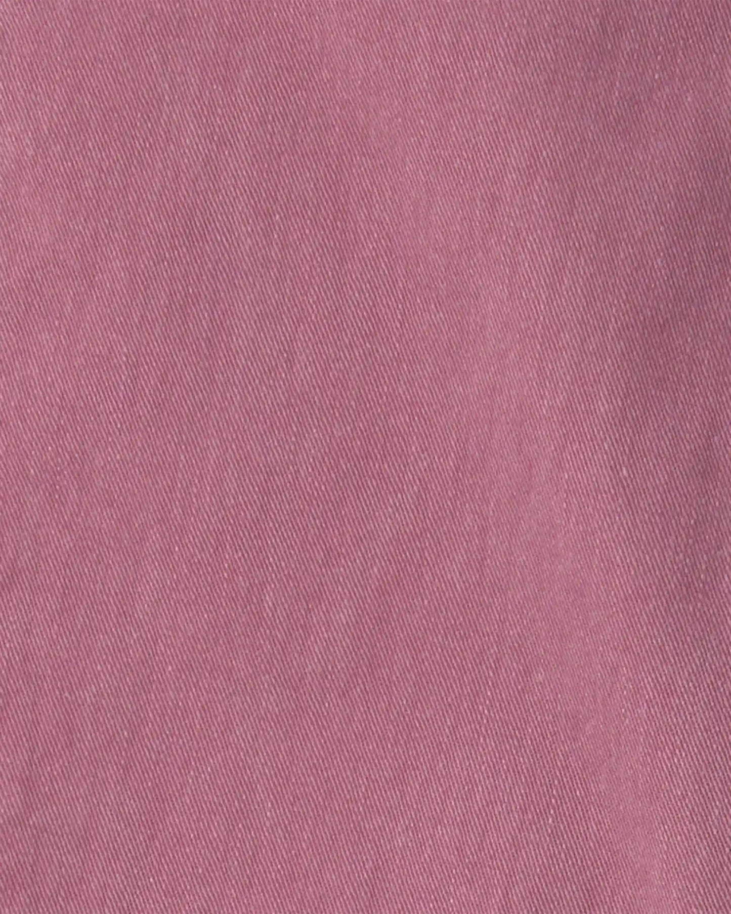 Girls Twill Flare Pants - Purple